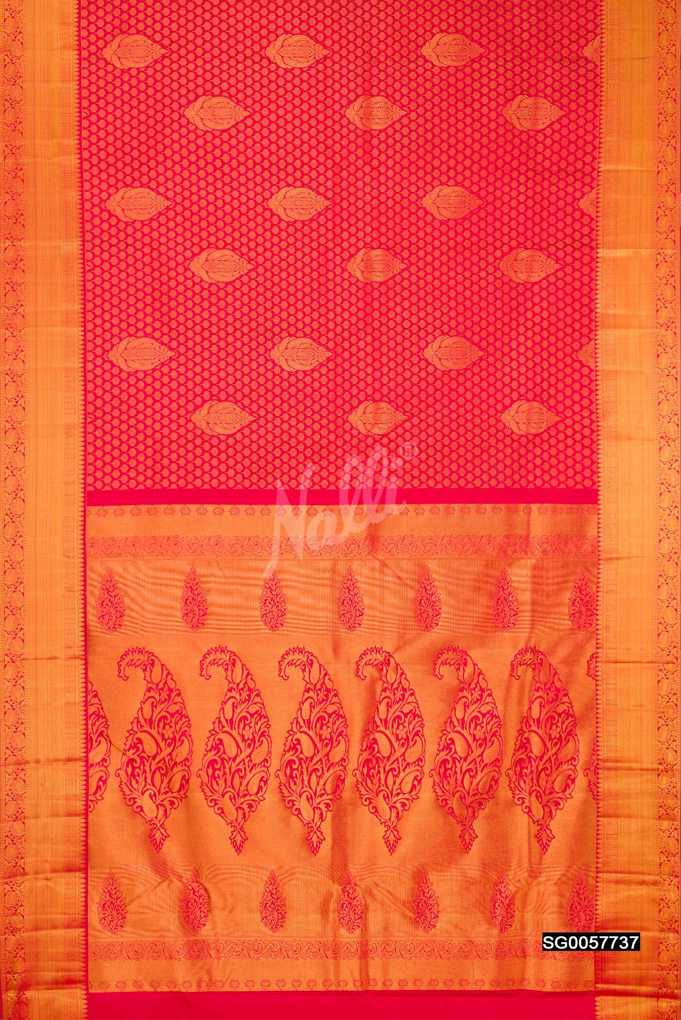 Red Kanchipuram Silk Saree