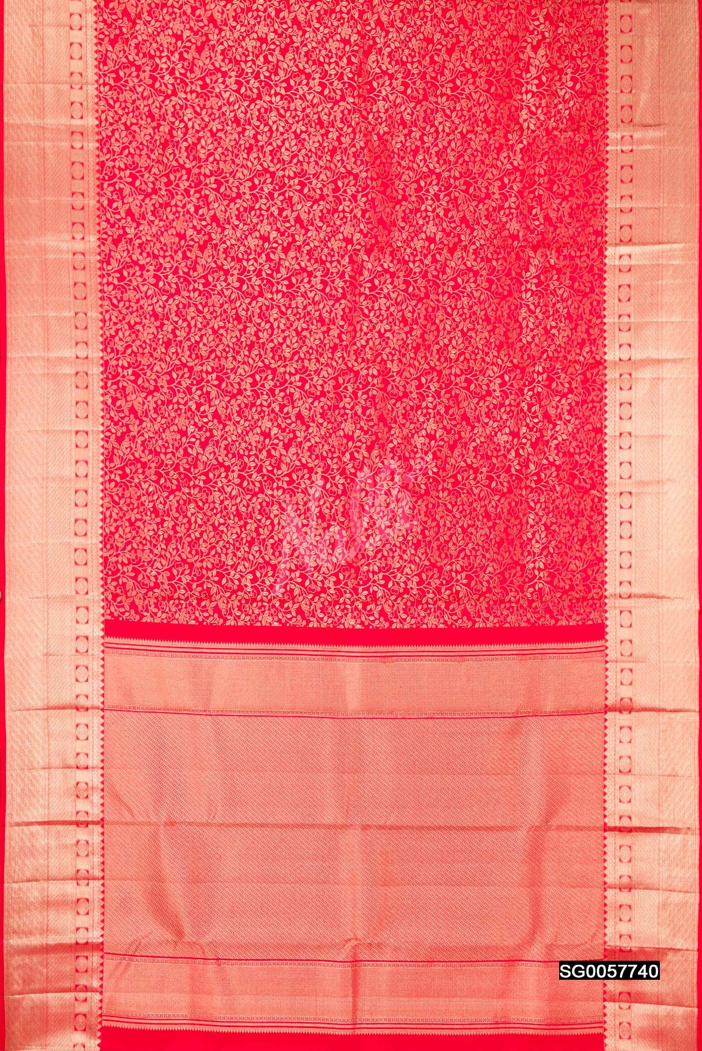 Red Kanchipuram Silk Saree
