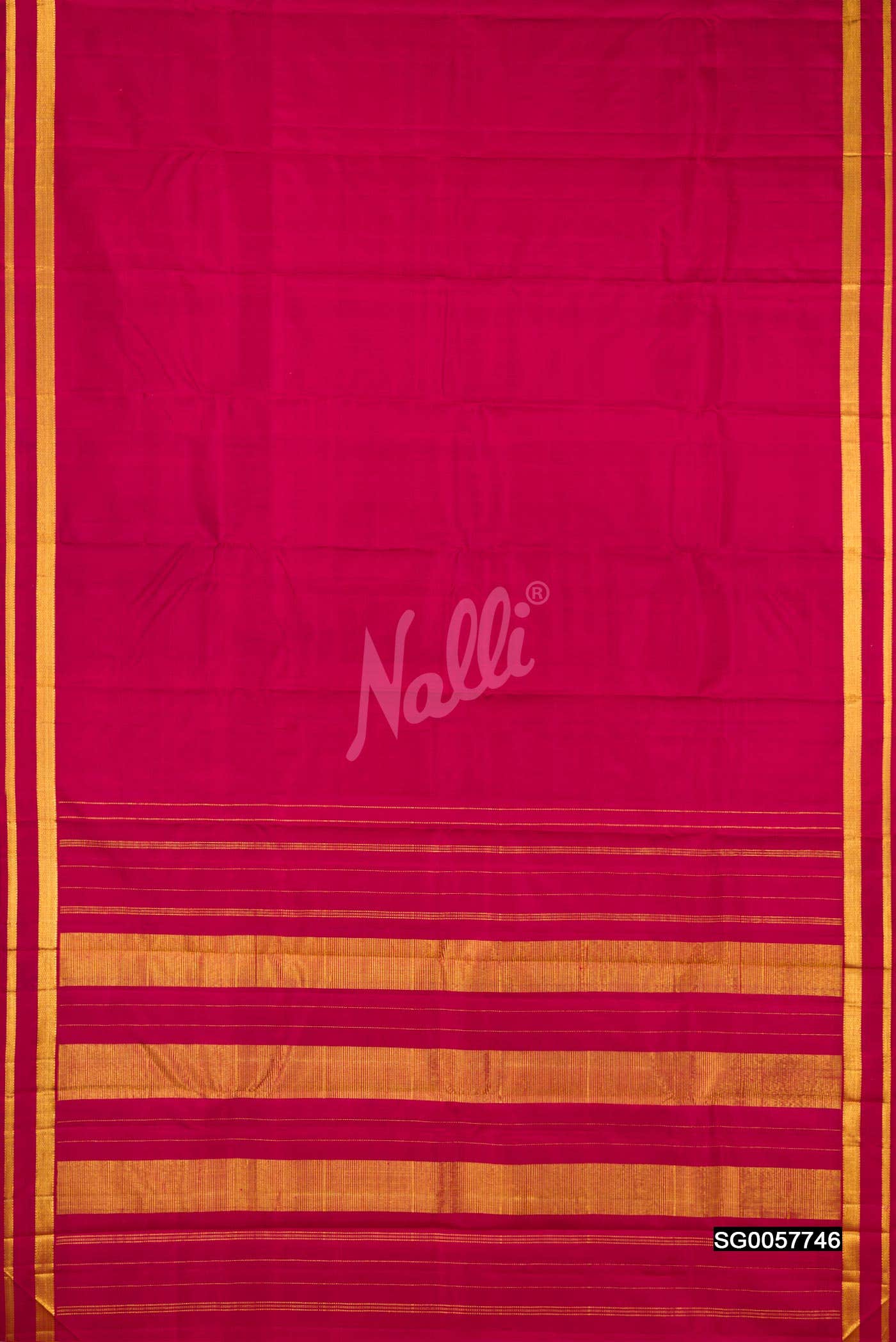 Maroon Kanchipuram Silk Saree
