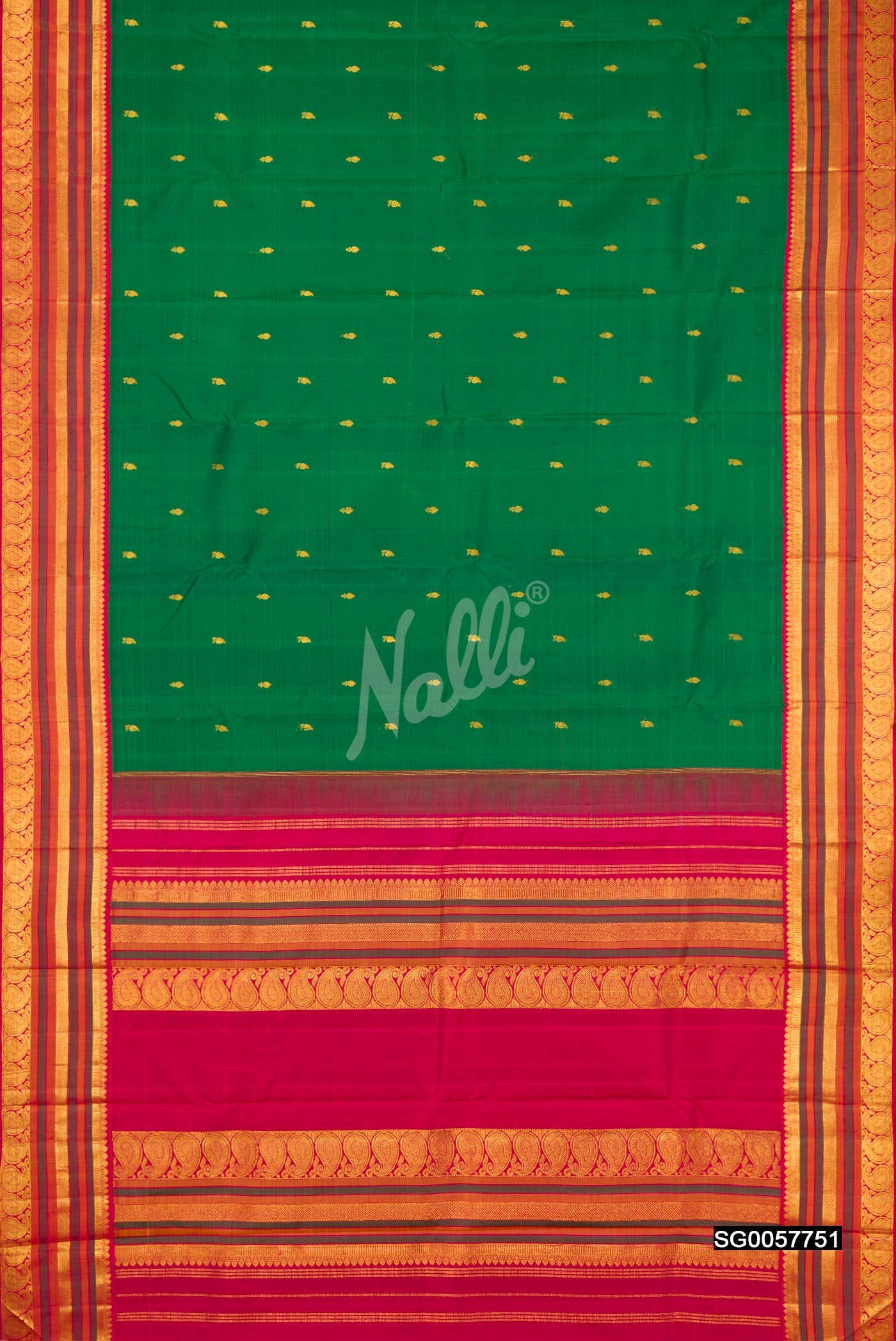 Green Kanchipuram Silk Saree