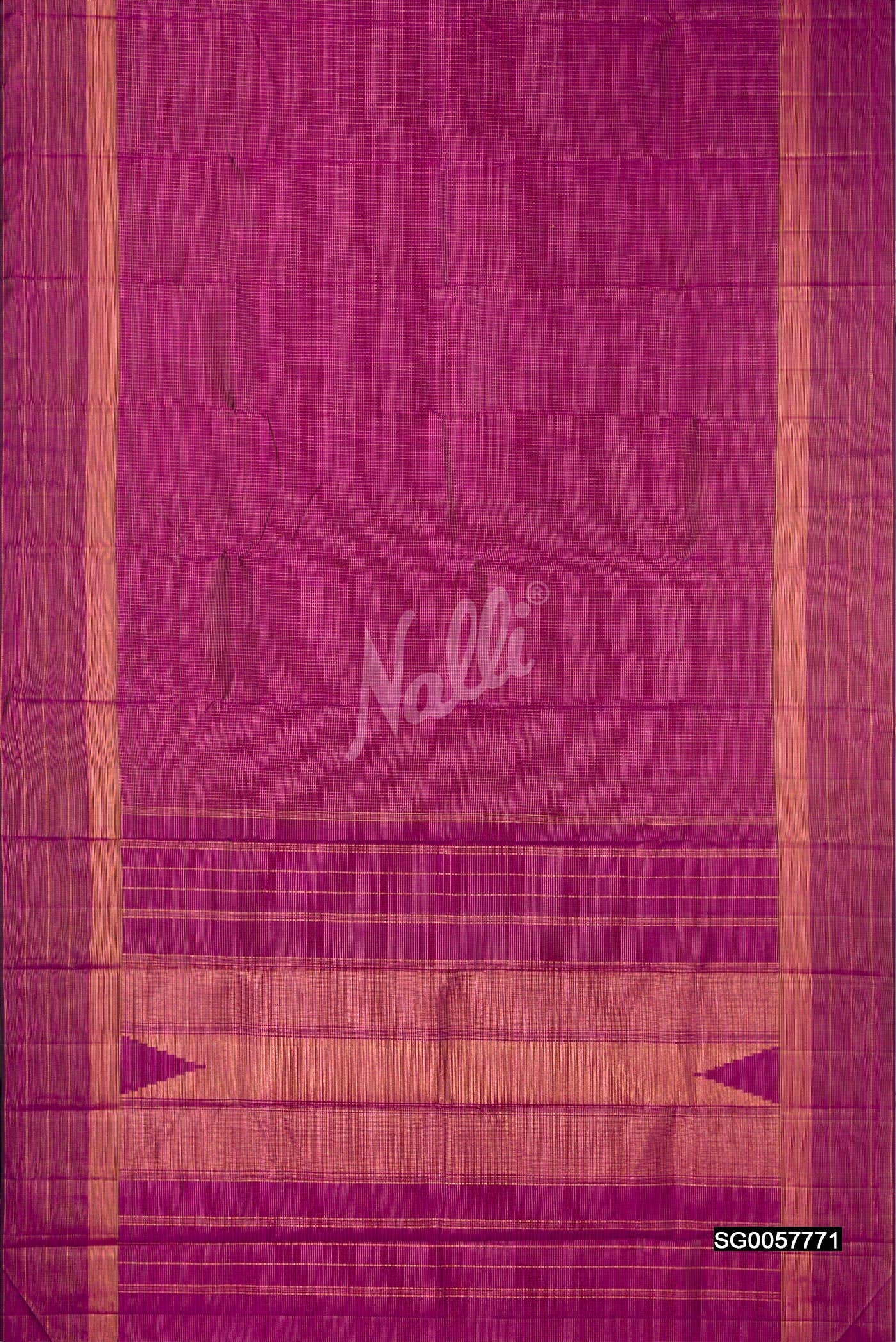 Purple Kanchipuram Silk Saree