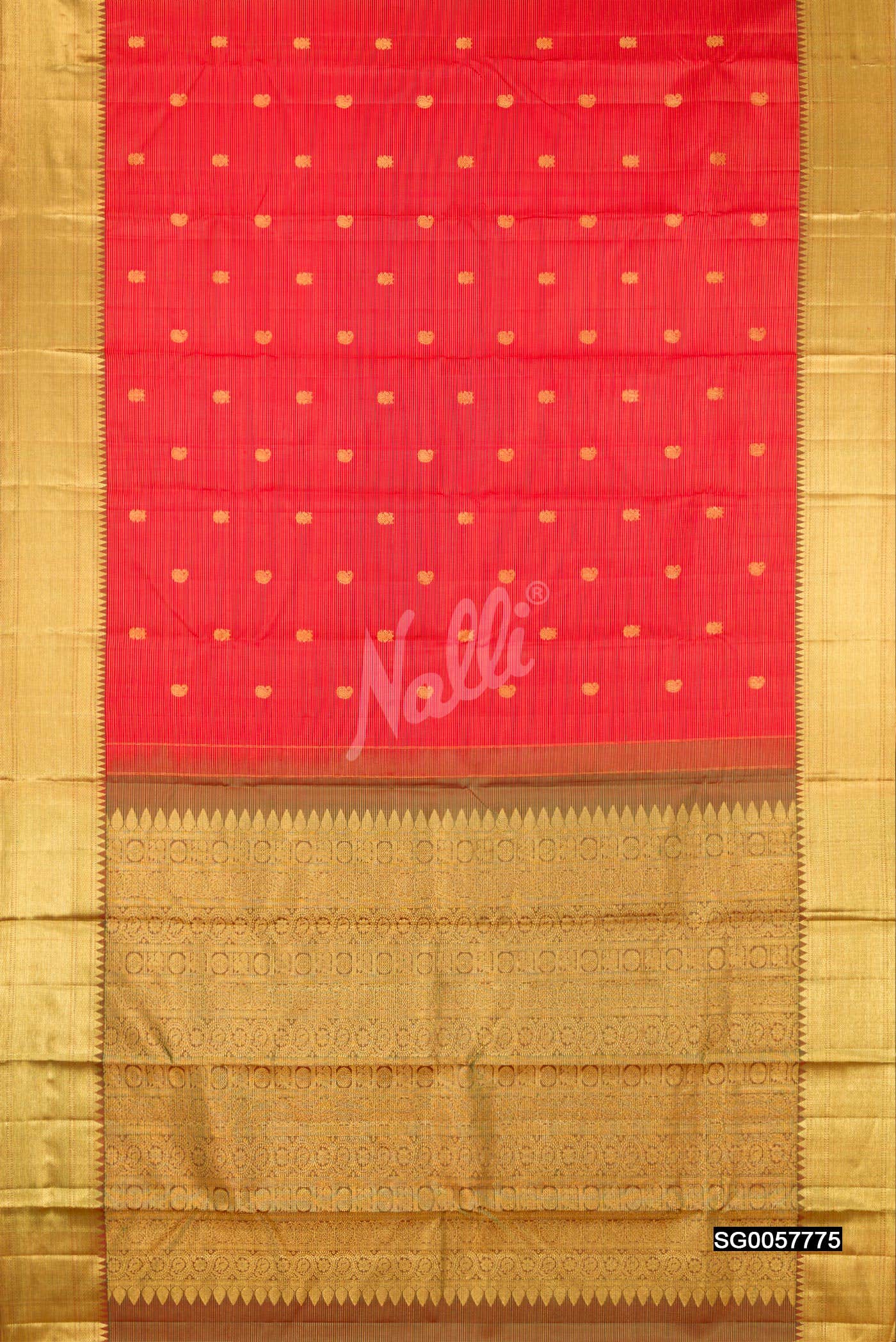Red Kanchipuram Silk Saree