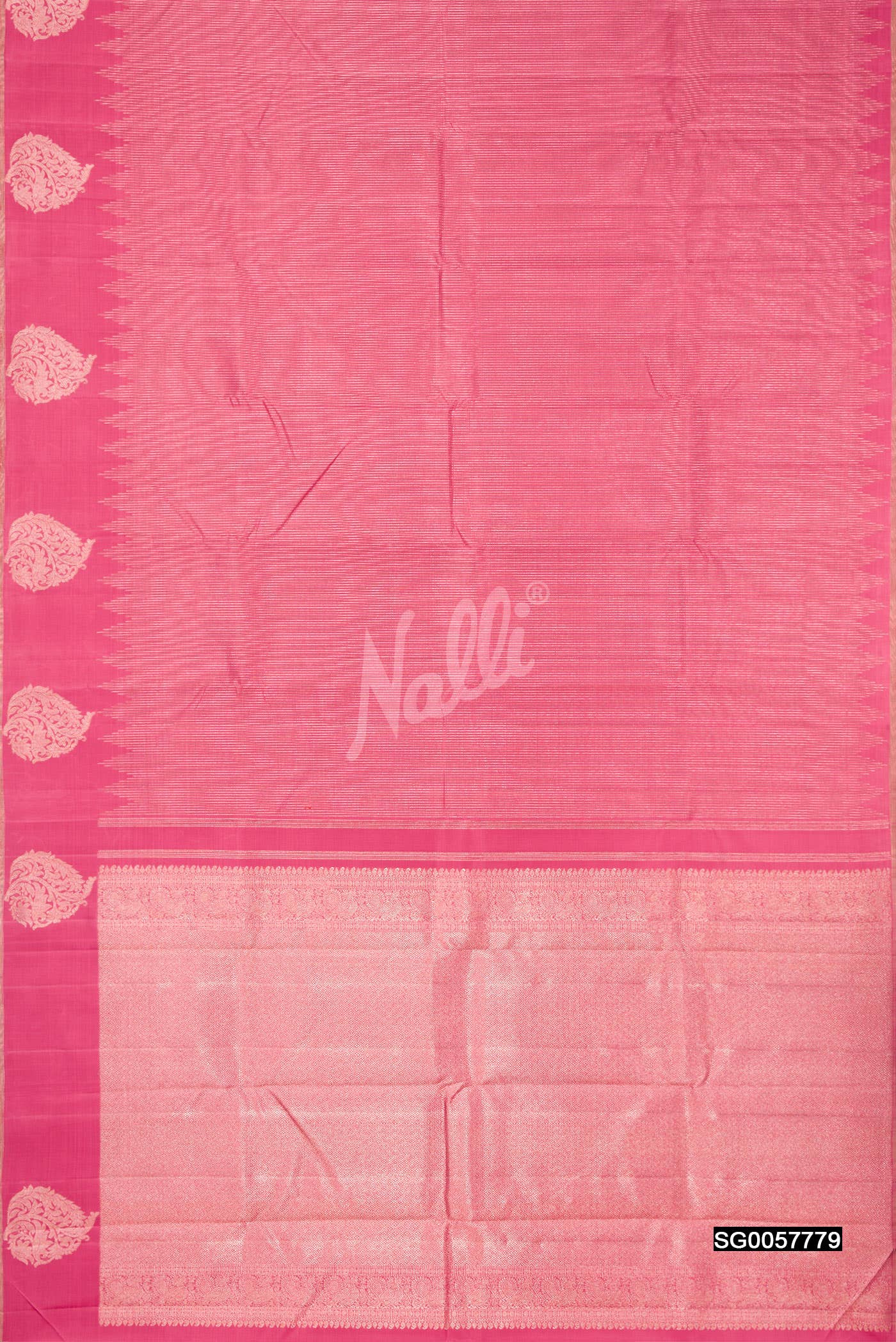 Pink Kanchipuram Silk Saree