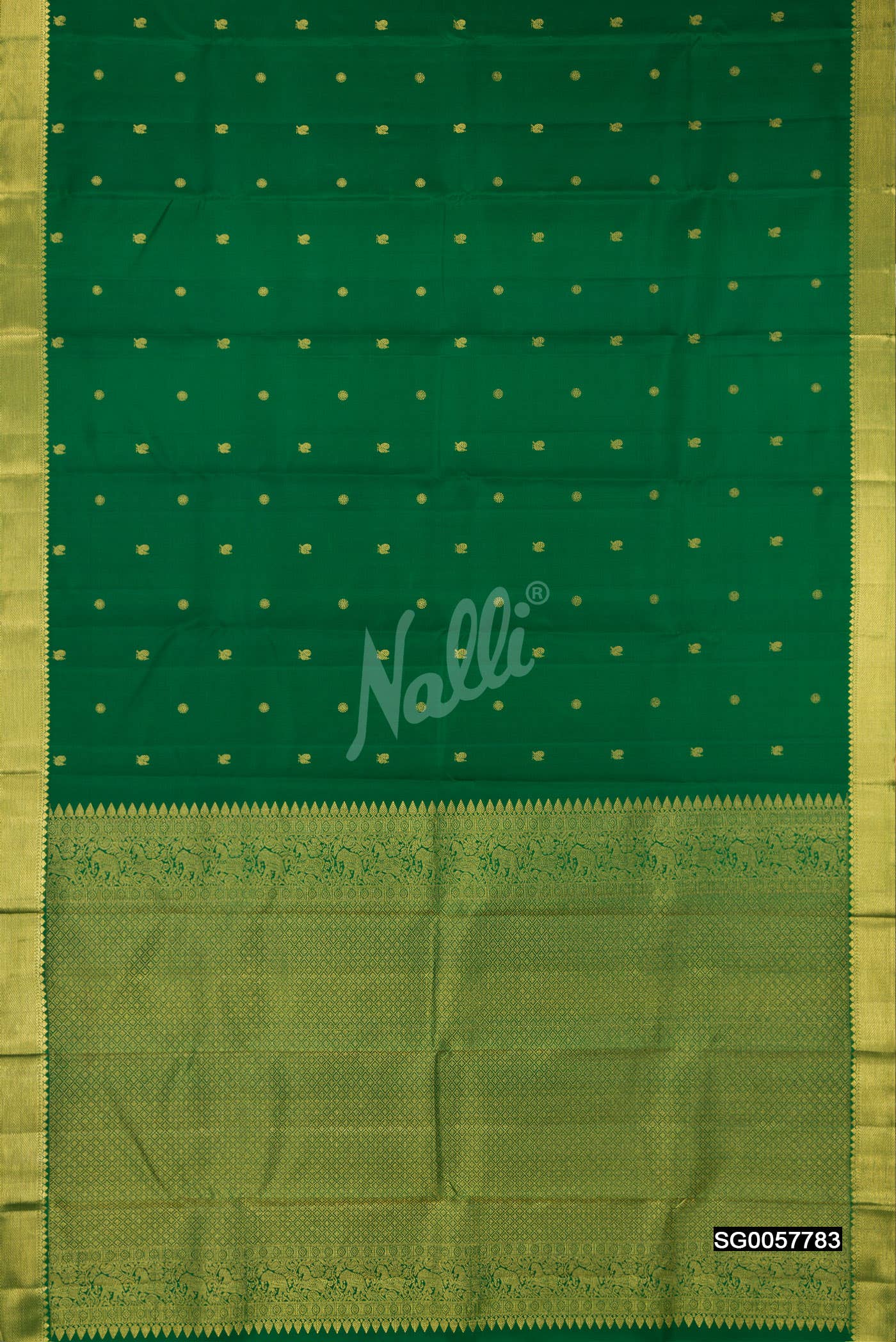 Green Kanchipuram Silk Saree