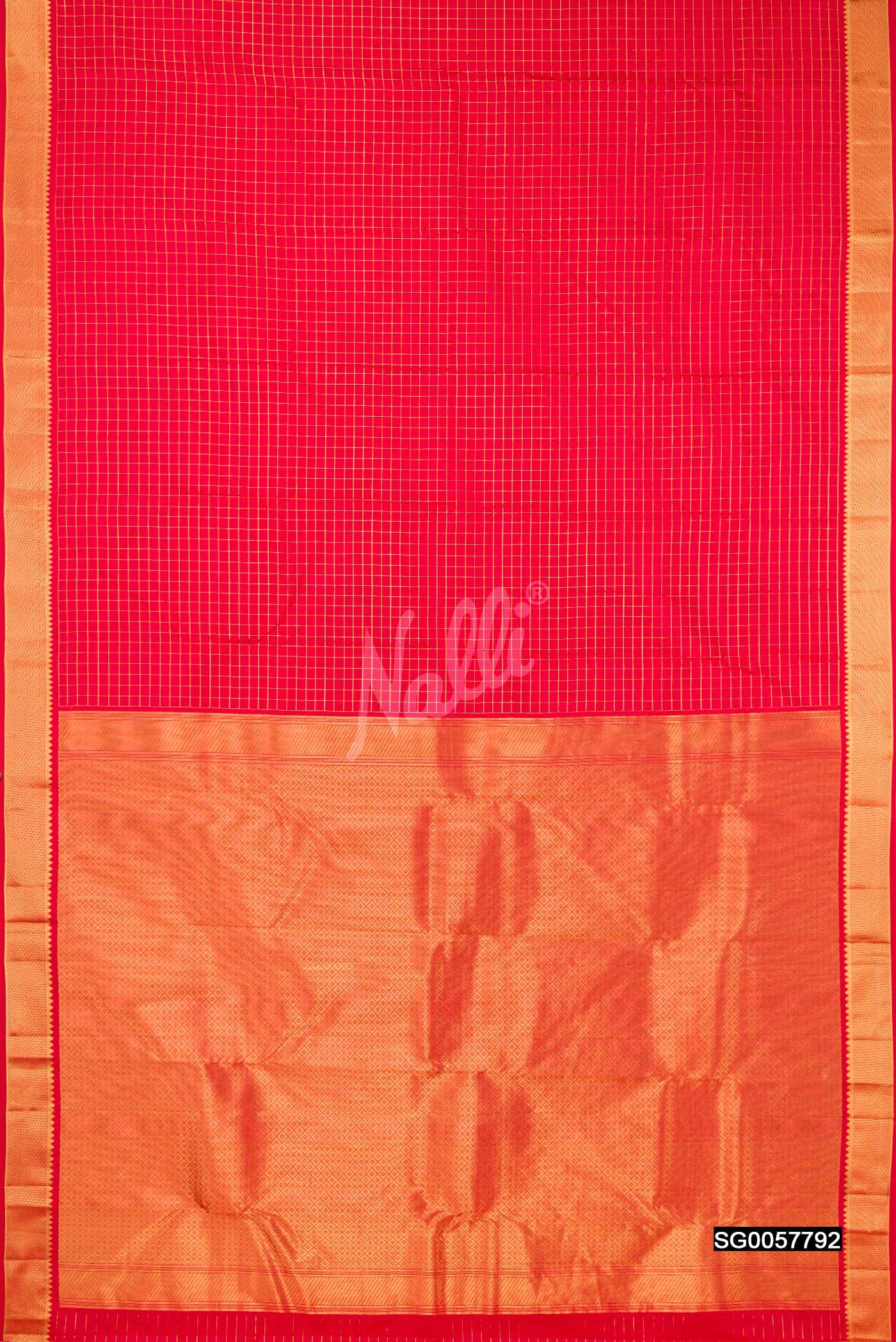 Red Kanchipuram Silk Saree