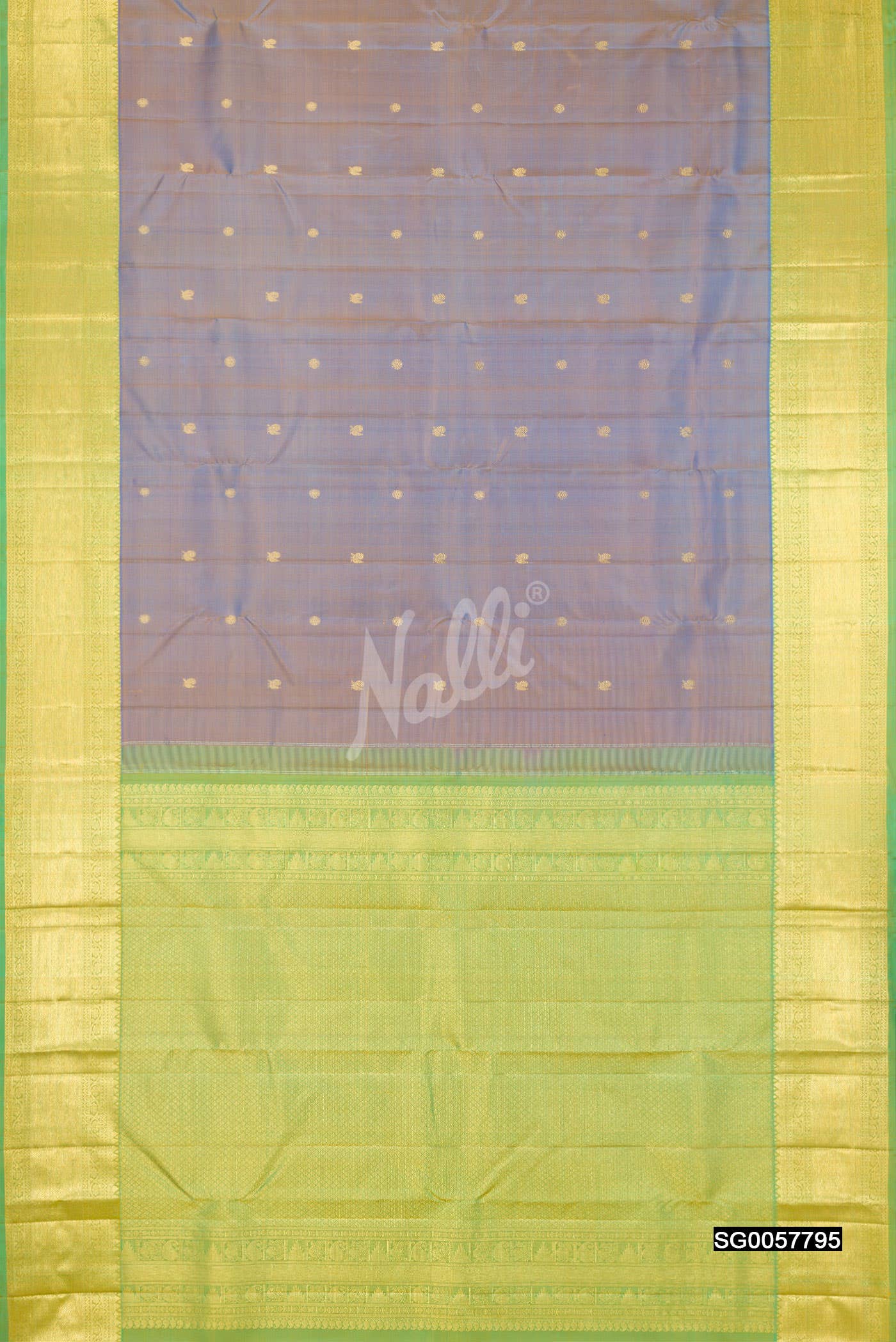 Lavender Kanchipuram Silk Saree