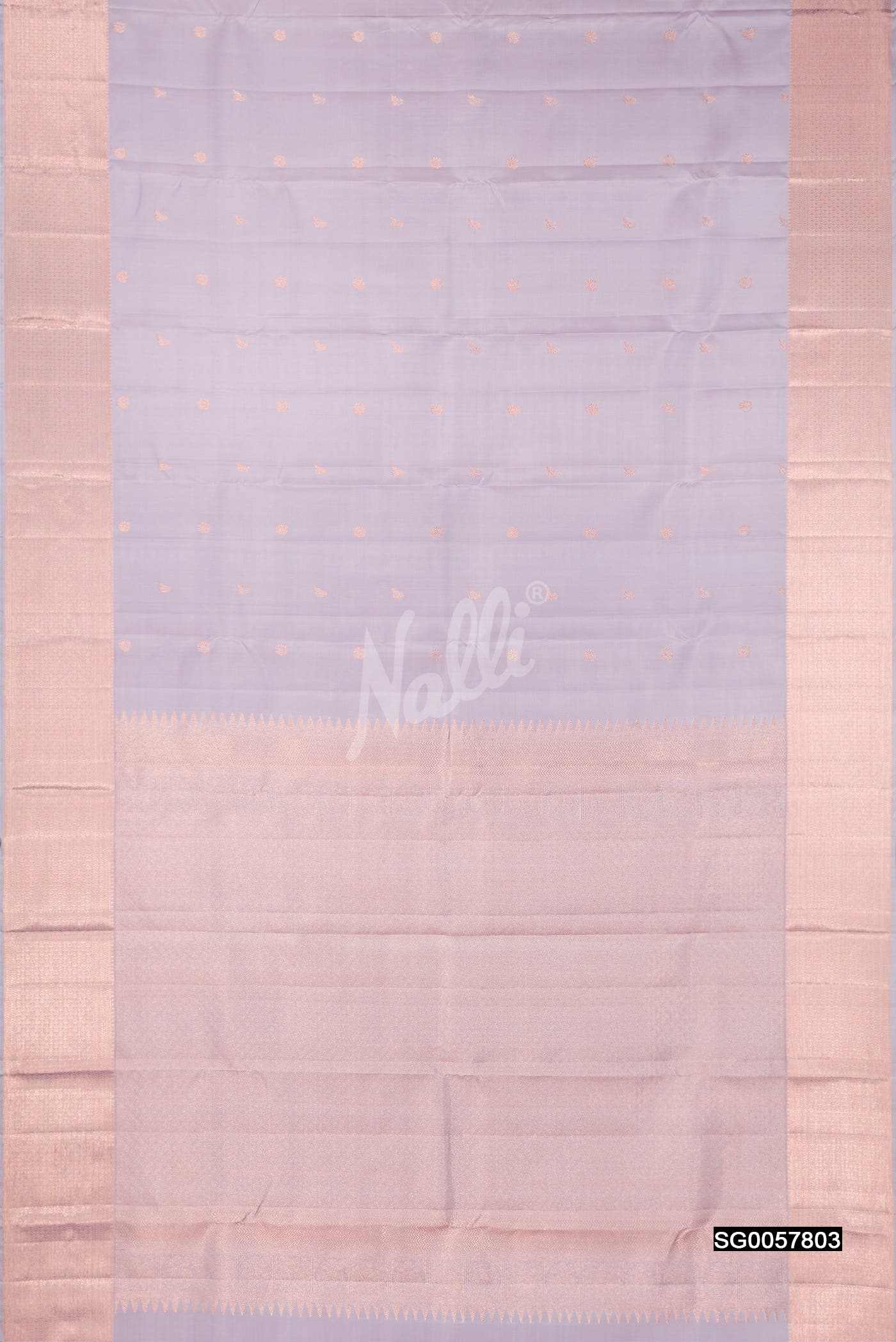 Lavender Kanchipuram Silk Saree