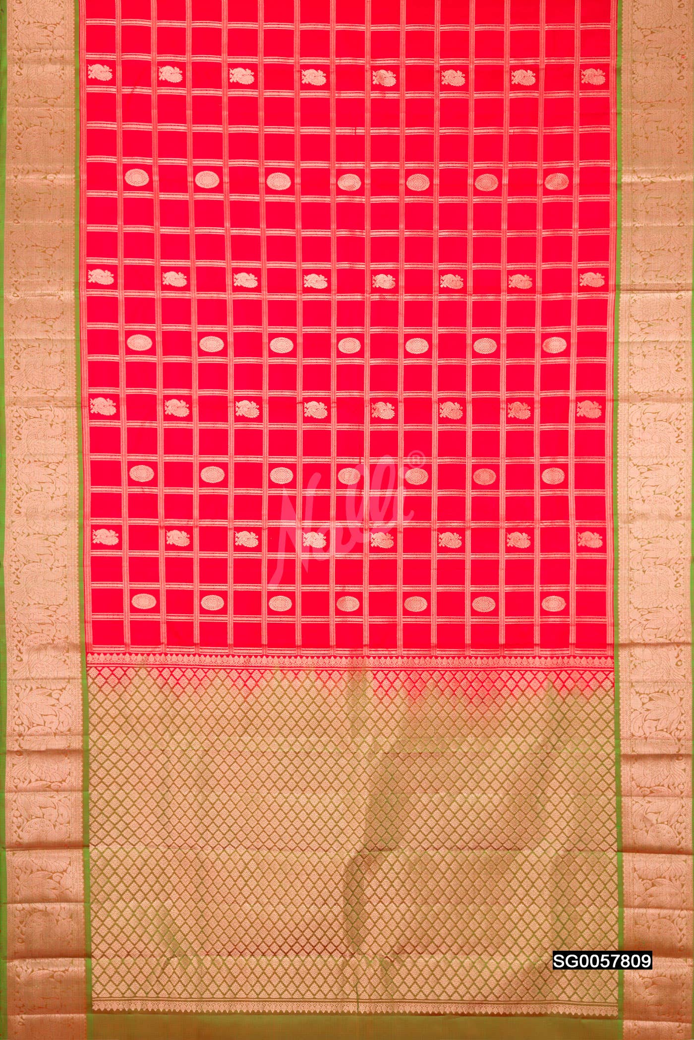 Red Kanchipuram Silk Saree