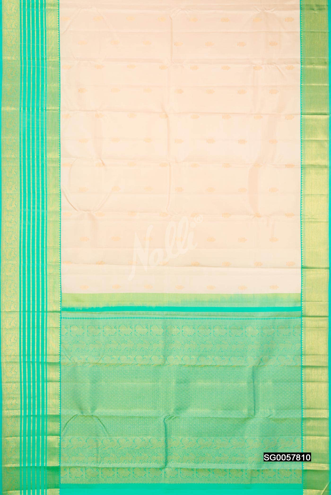 Sandal Kanchipuram Silk Saree