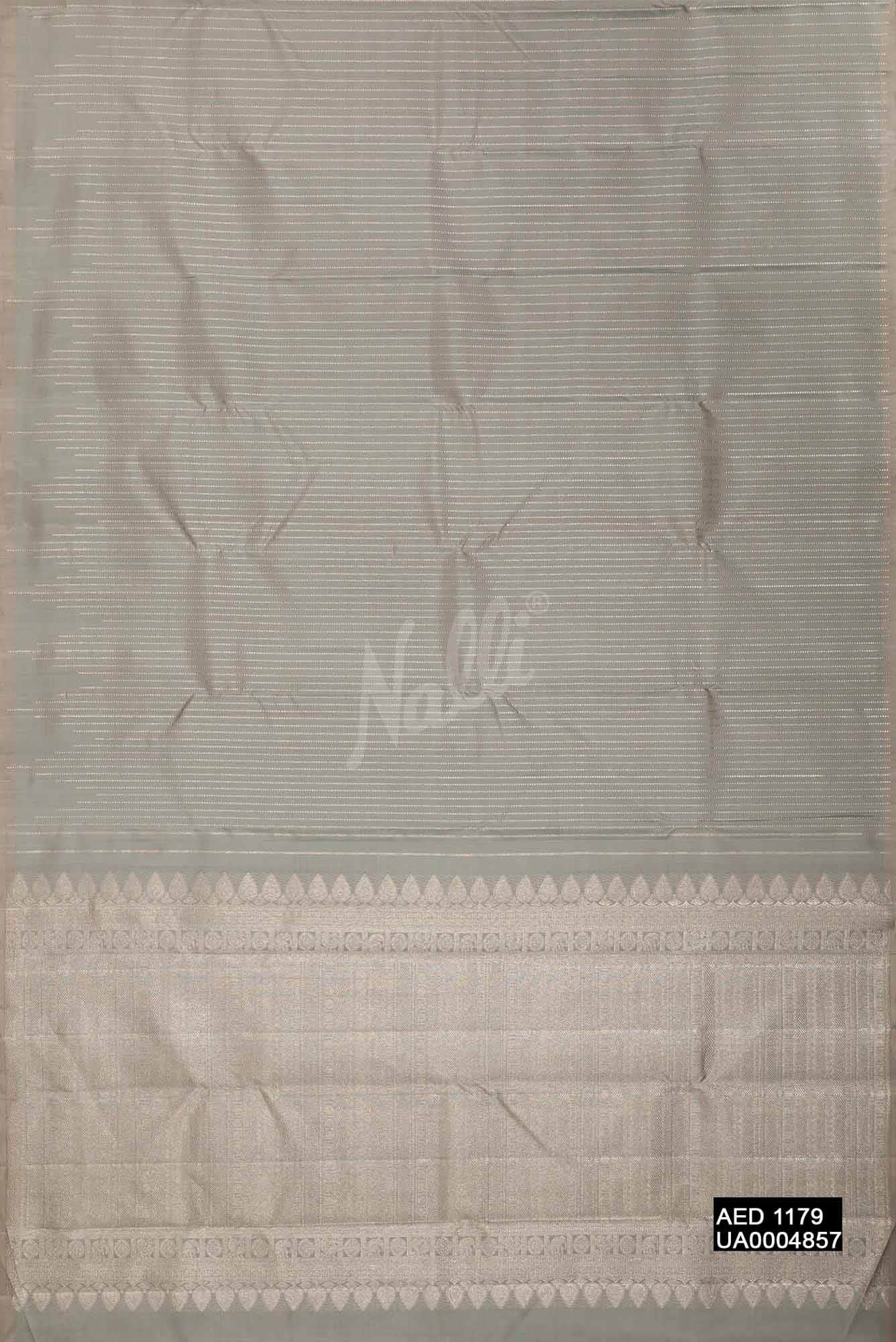 Grey Kanchipuram Saree