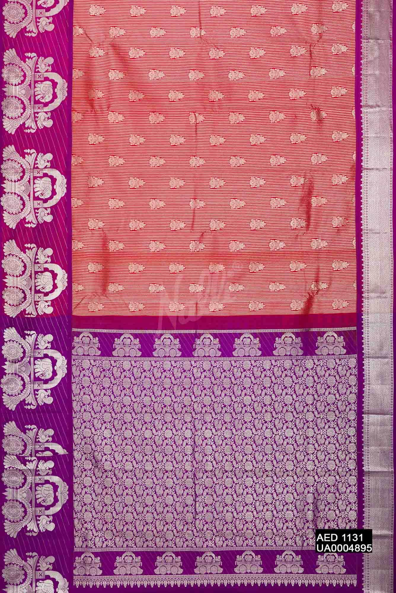 Red Kanchipuram Saree
