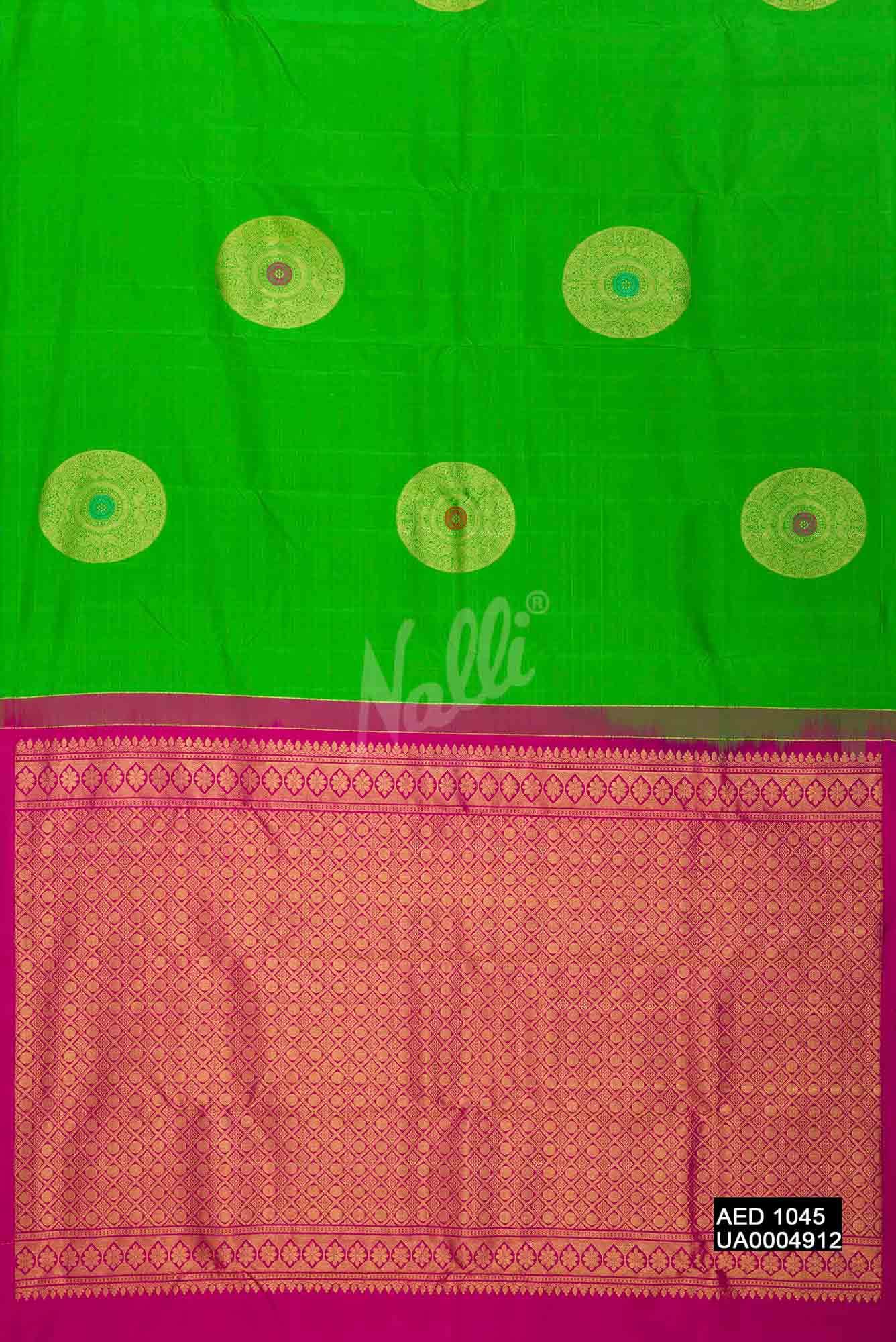 Green Kanchipuram Saree