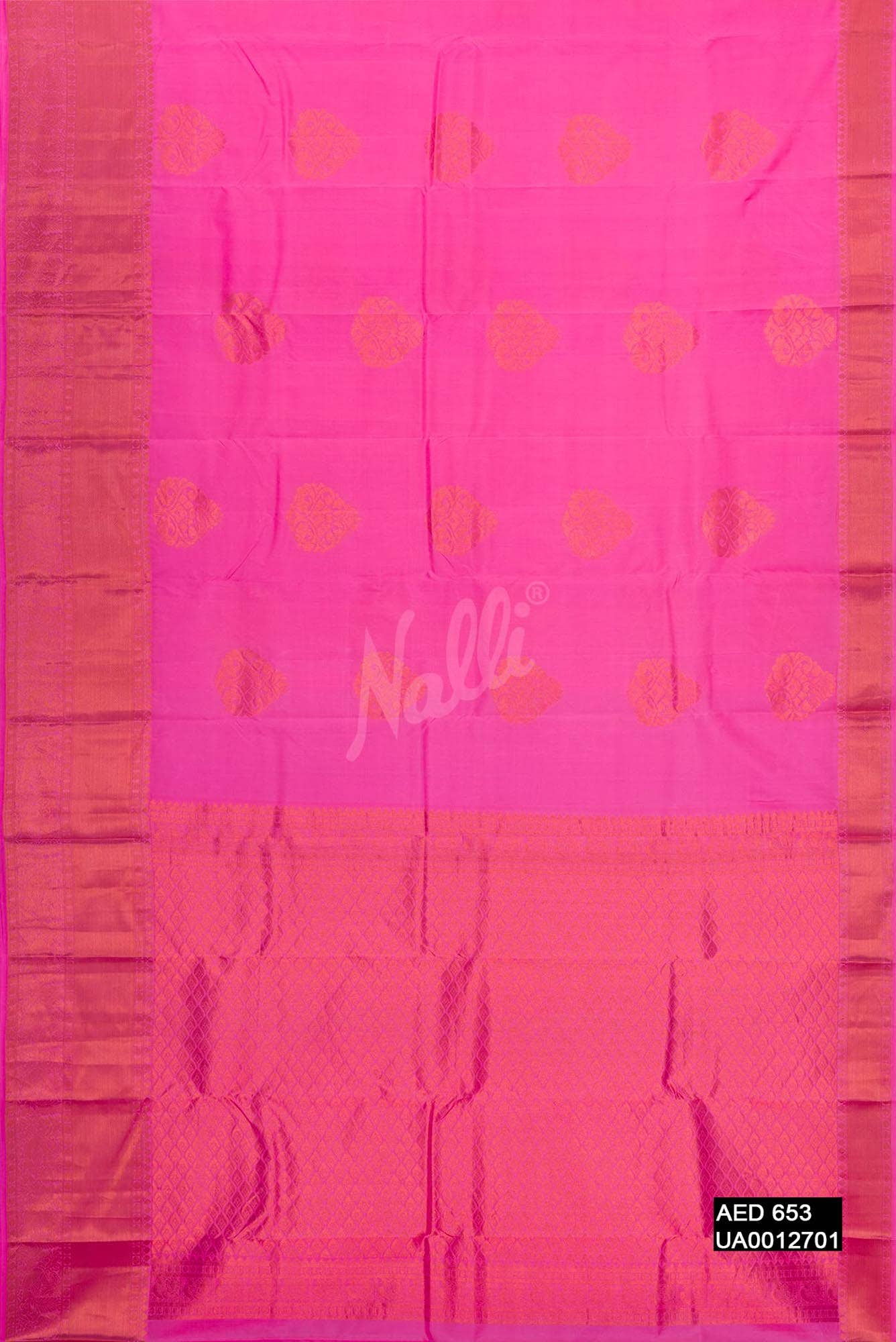 Pink Kanchipuram Silk Saree