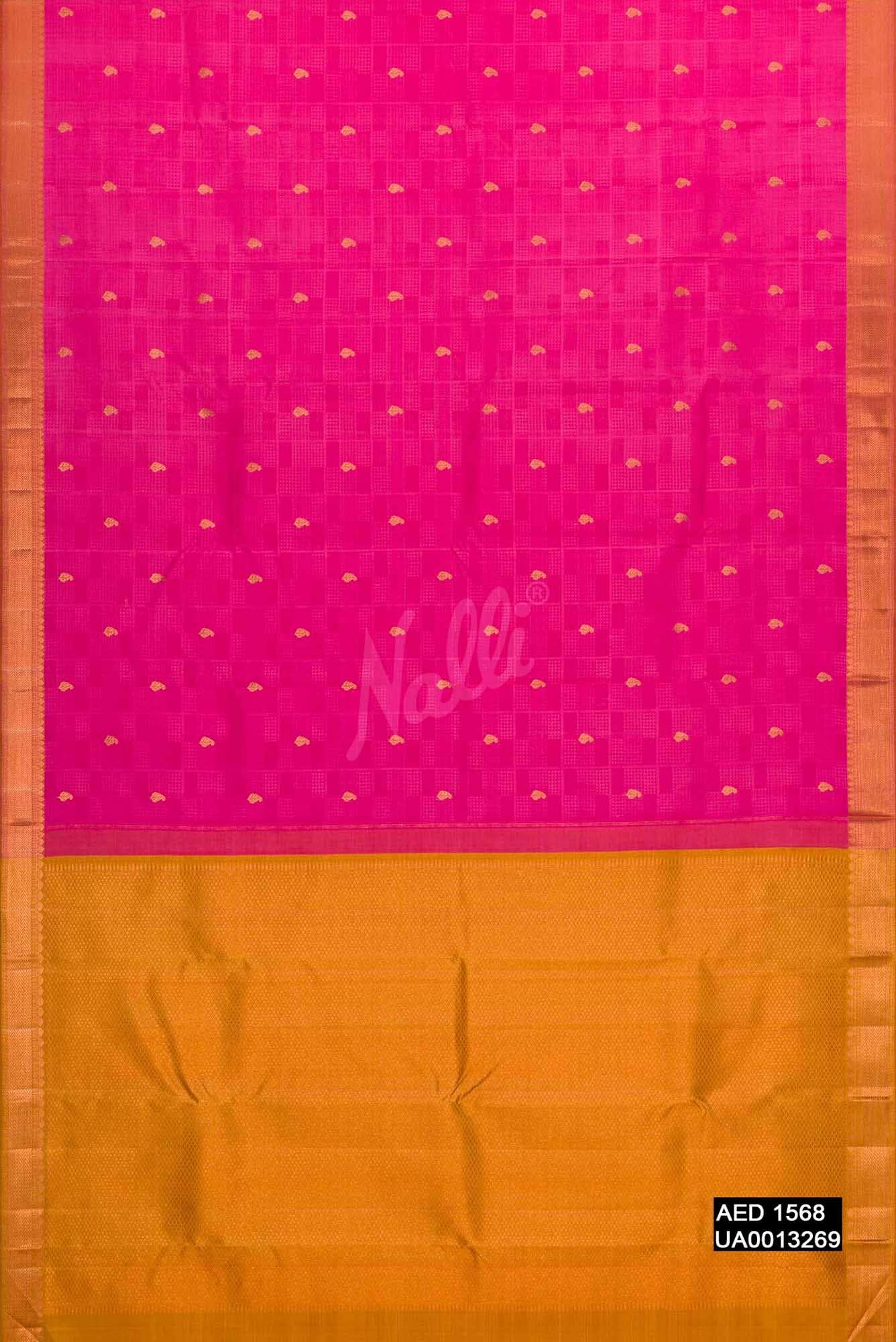 Pink Kanchipuram Silk Saree