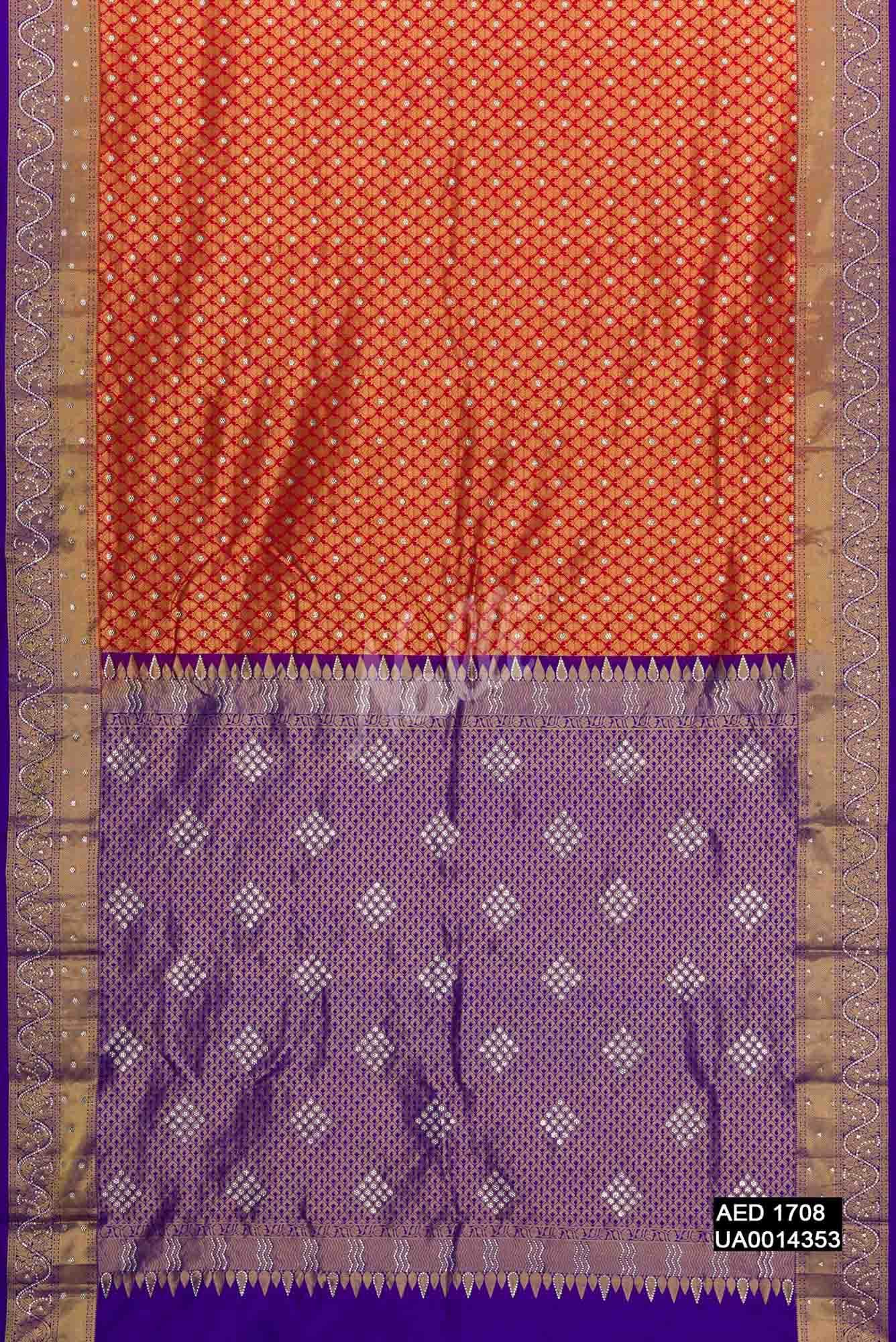 Red Kanchipuram Silk Saree