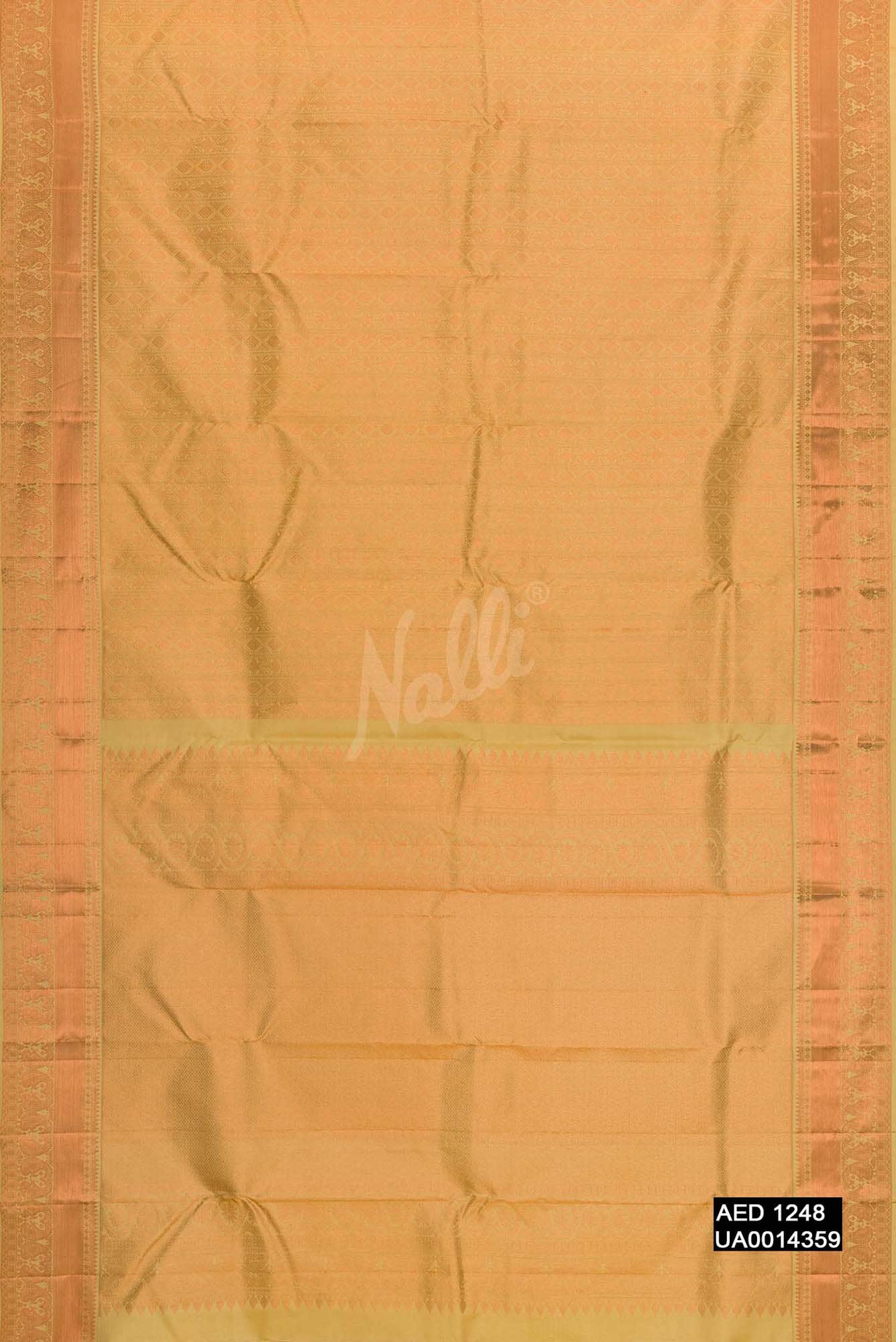 Sandal Kanchipuram Silk Saree