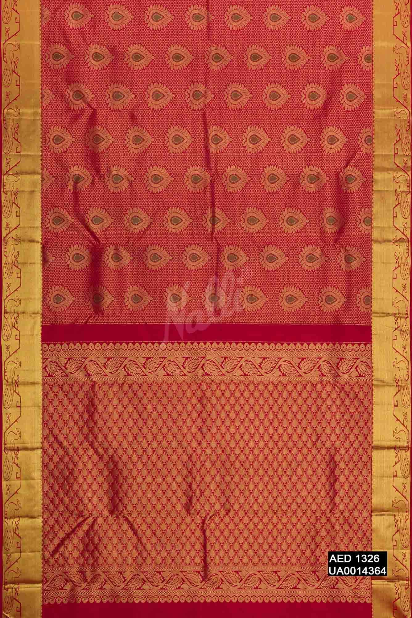 Red Kanchipuram Silk Saree
