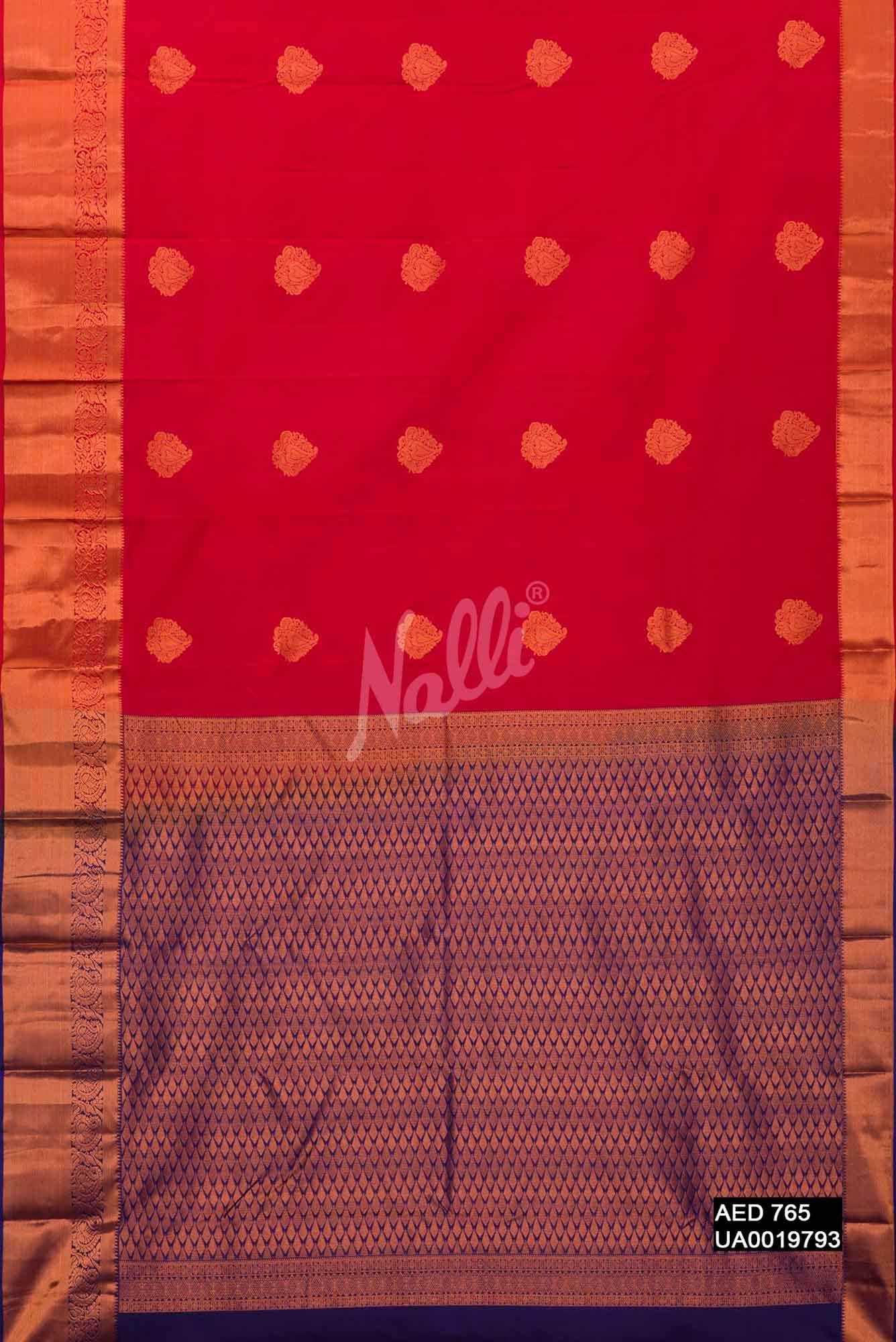 Red Kanchipuram Silk Saree