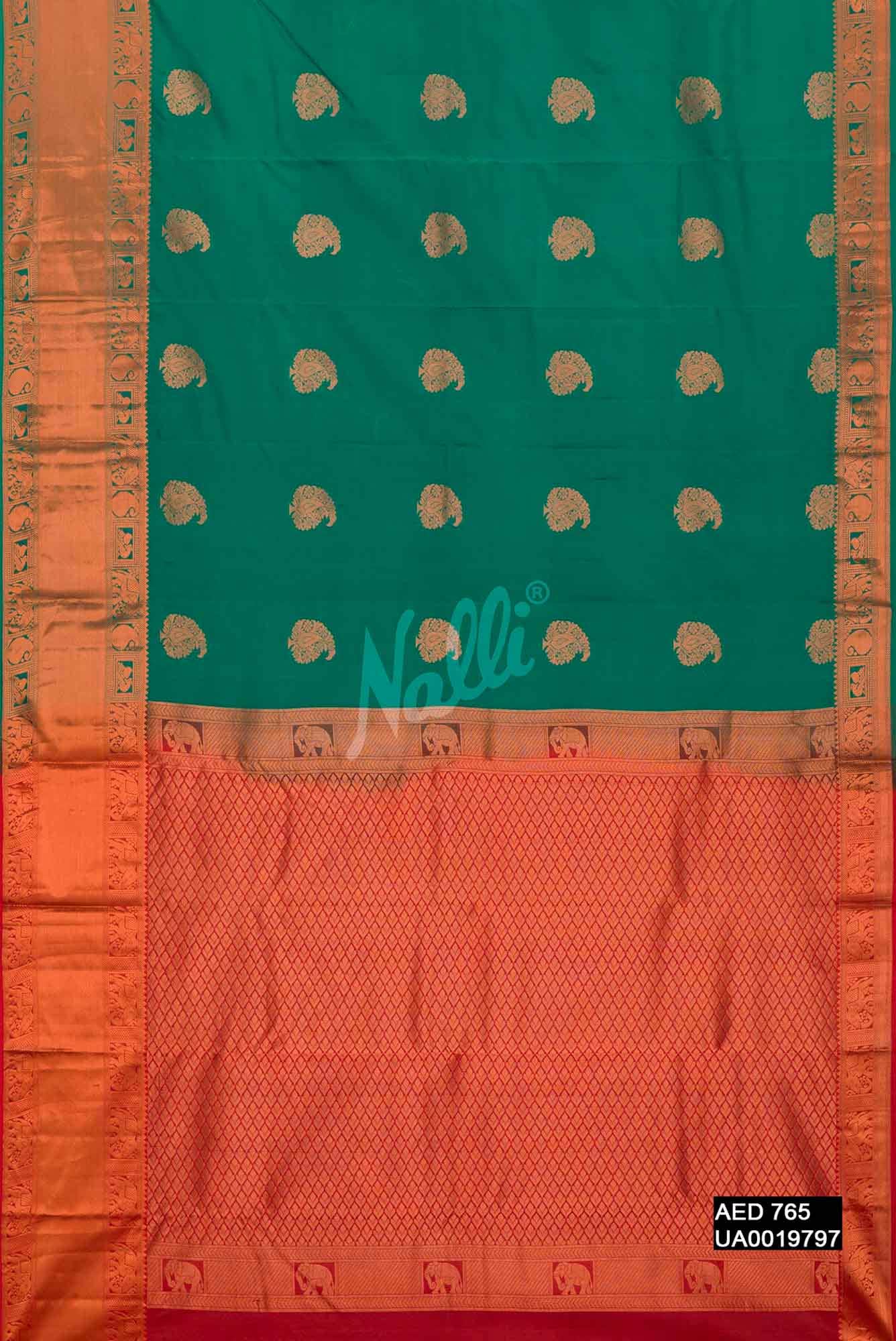 Green Kanchipuram Silk Saree