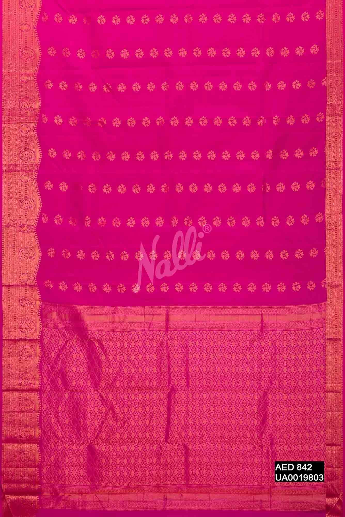 Pink Kanchipuram Silk Saree