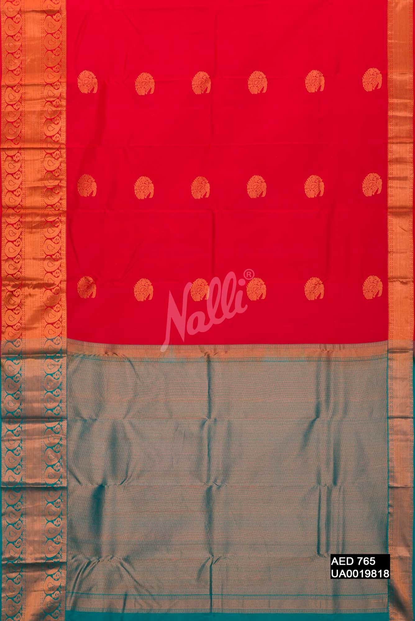 Red Kanchipuram Silk Saree