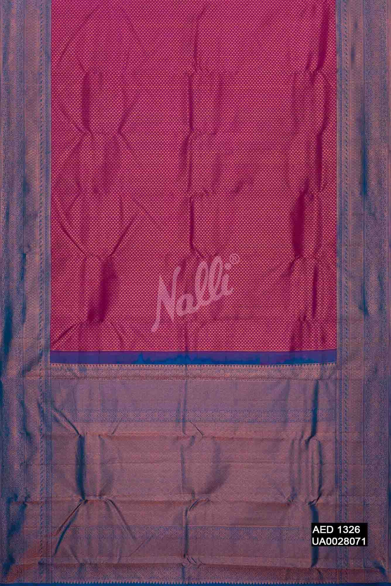 Pink Kanchipuram Silk Saree