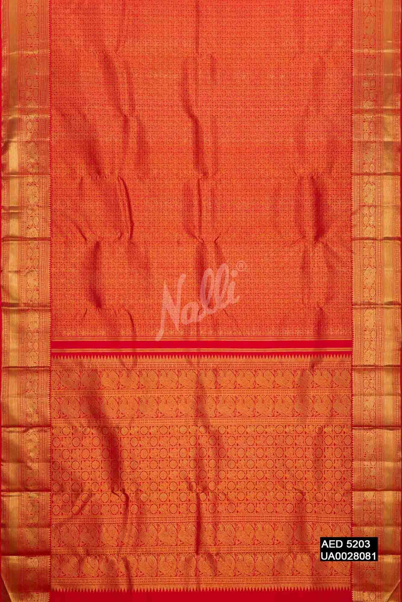 Red Kanchipuram Silk Saree