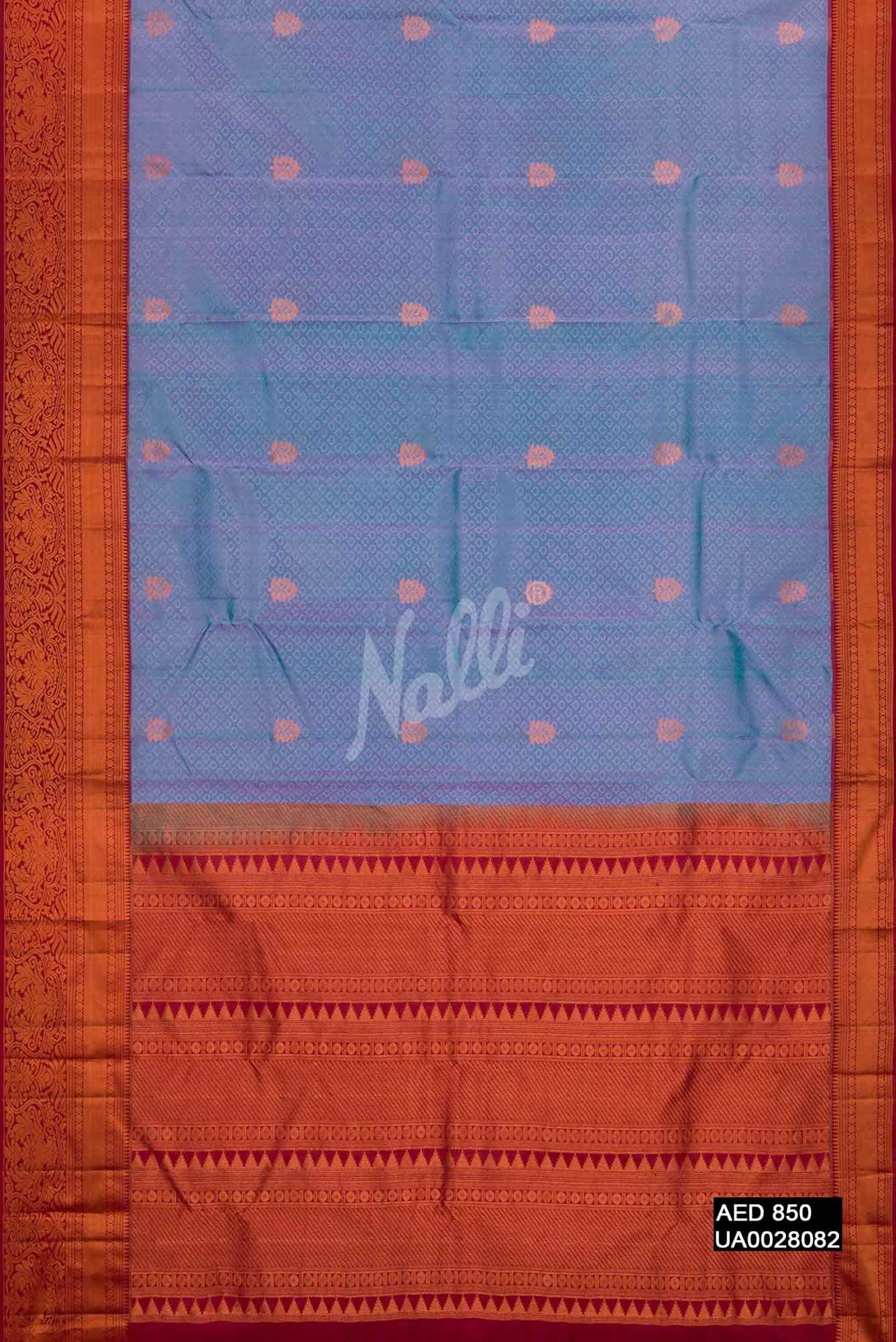Lavender Kanchipuram Silk Saree