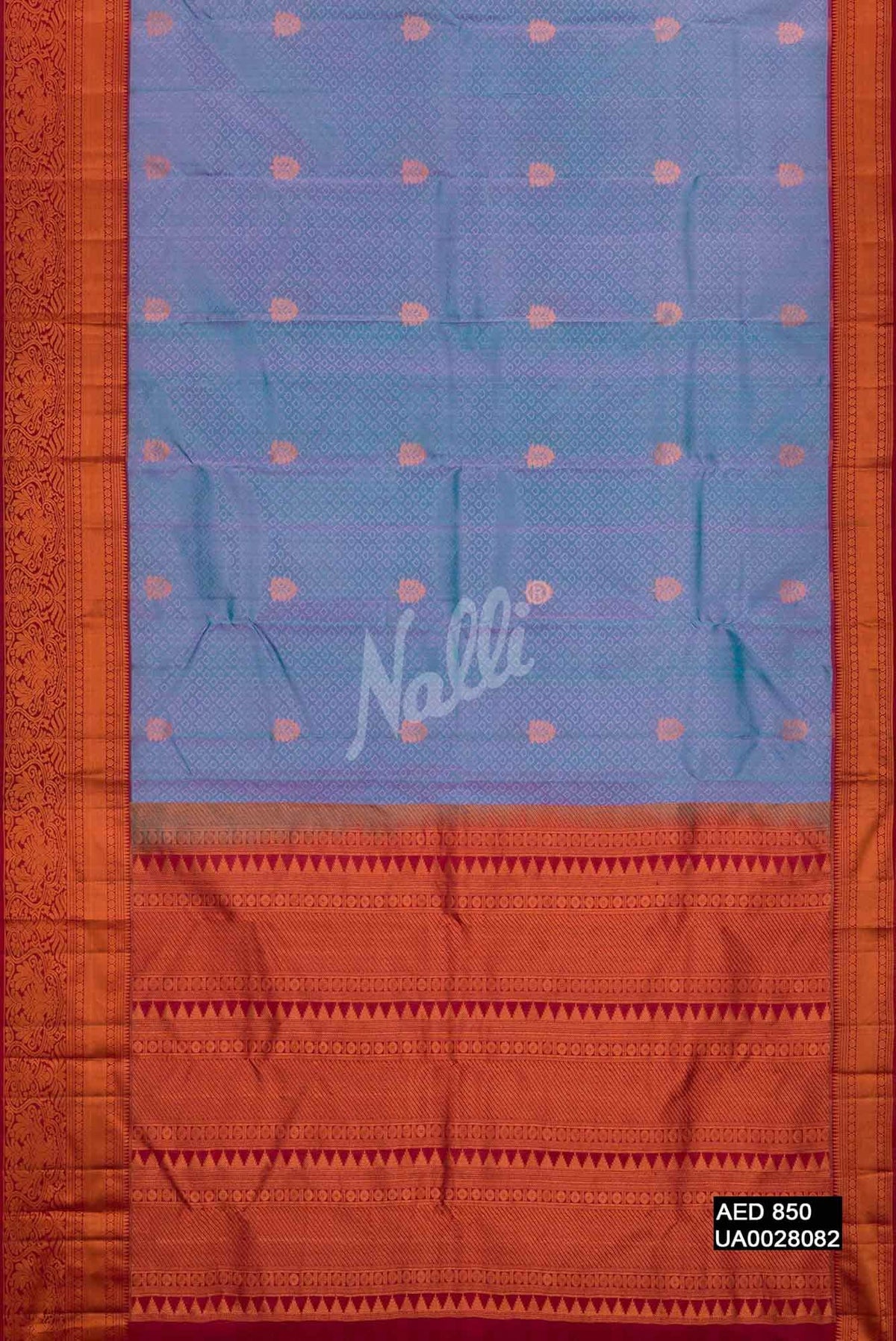 Lavender Kanchipuram Silk Saree