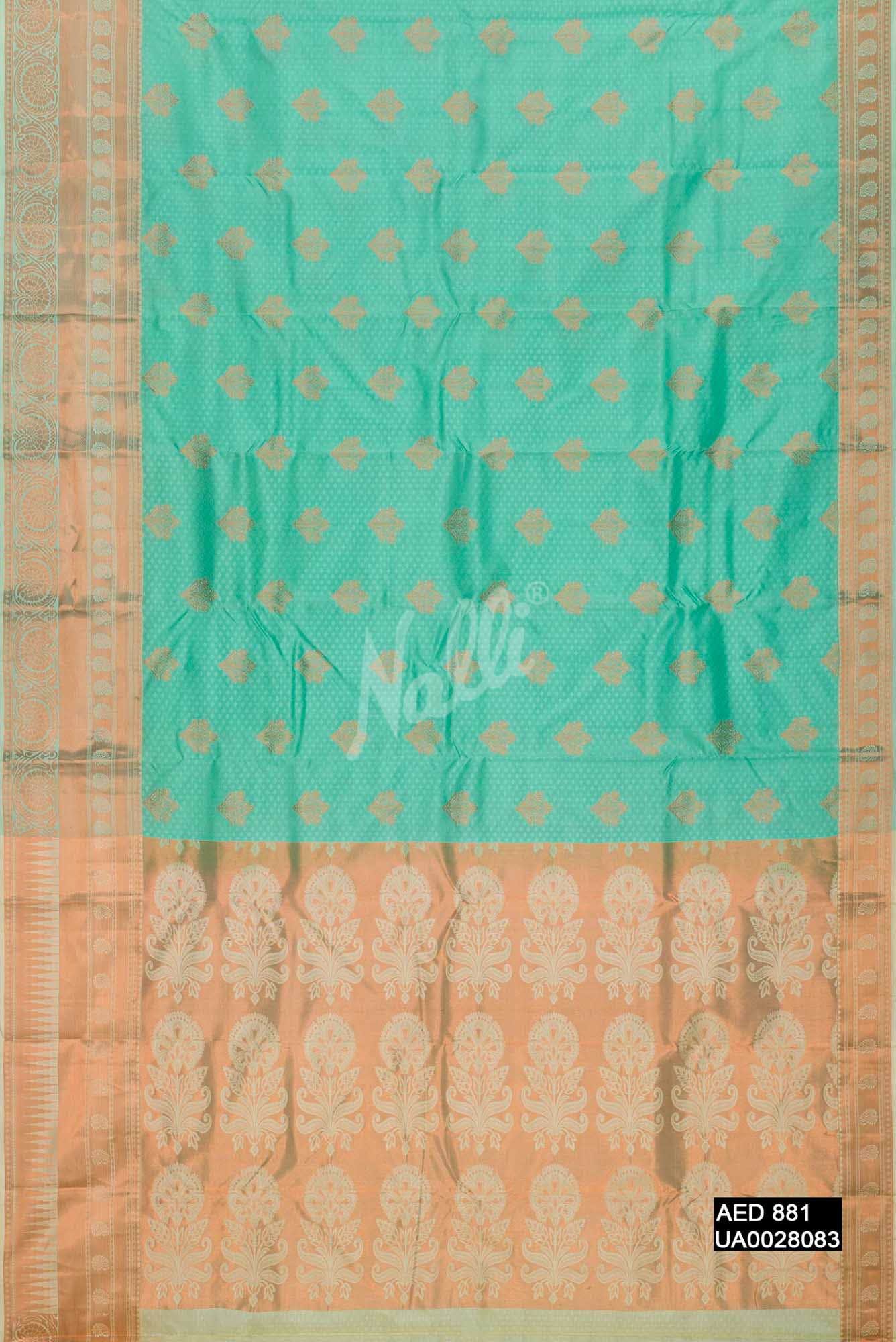Blue Kanchipuram Silk Saree