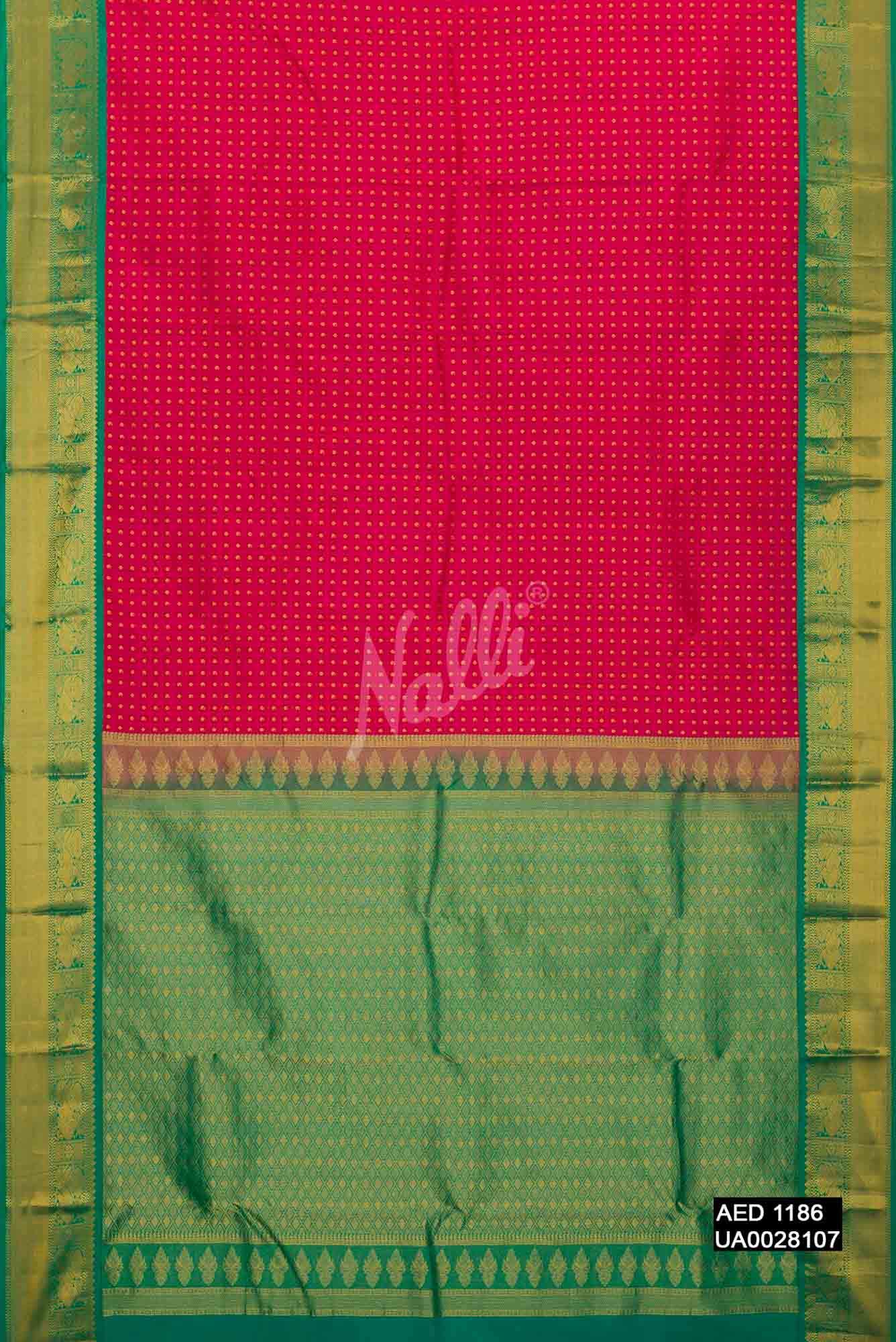 Pink Kanchipuram Silk Saree