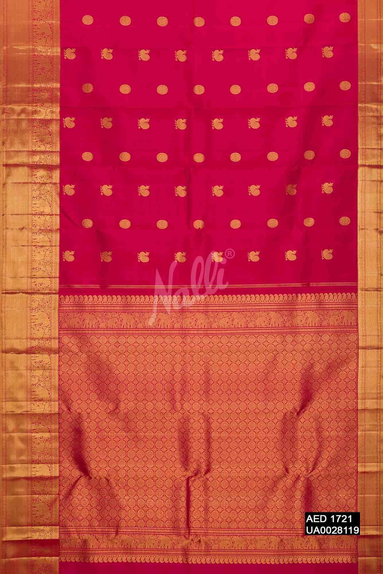 Pink Kanchipuram Silk Saree
