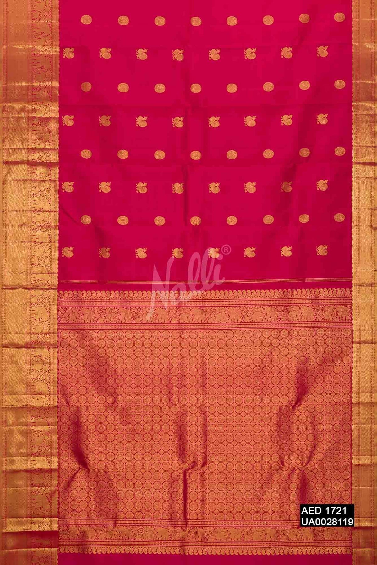 Pink Kanchipuram Silk Saree