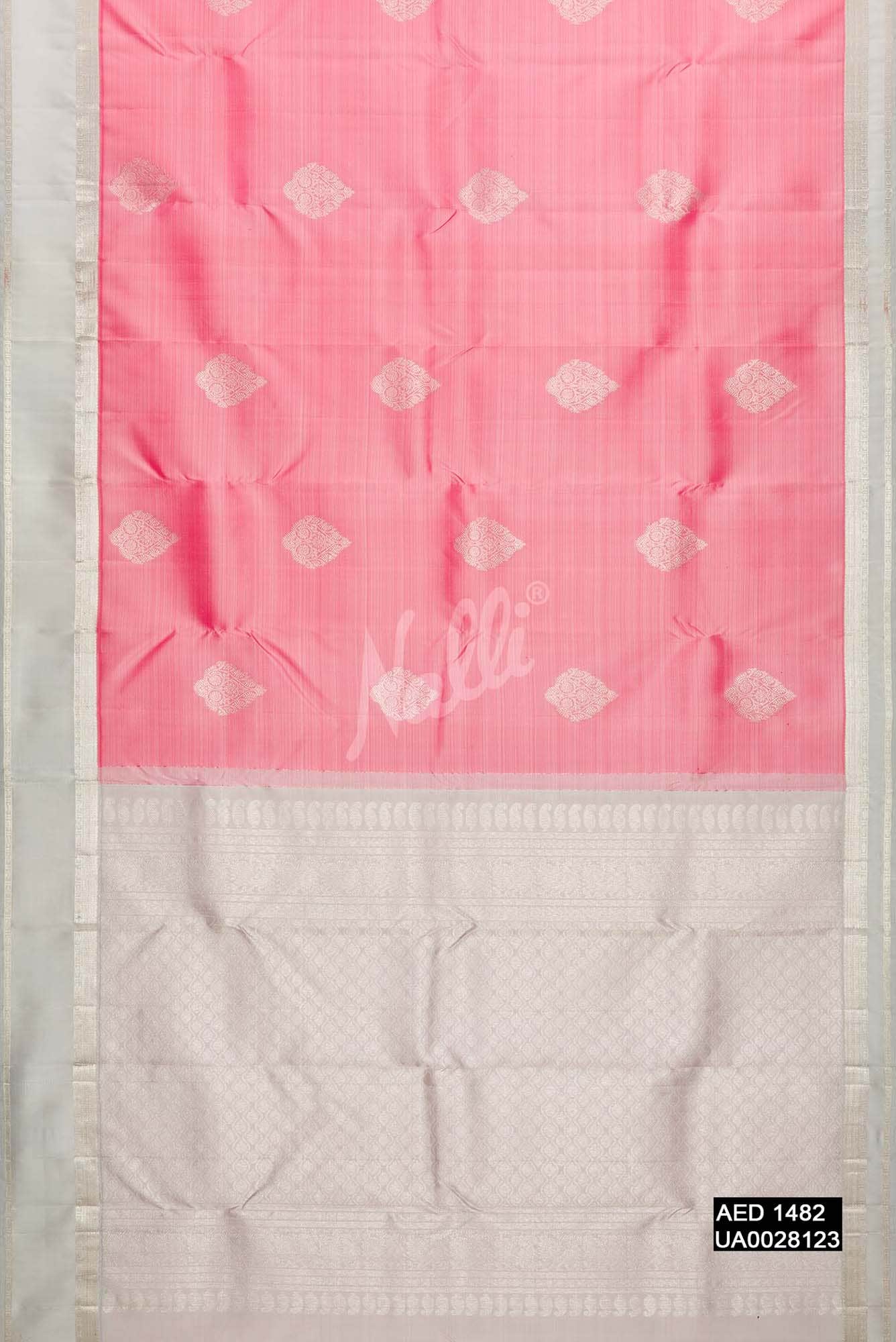 Pink Kanchipuram Silk Saree