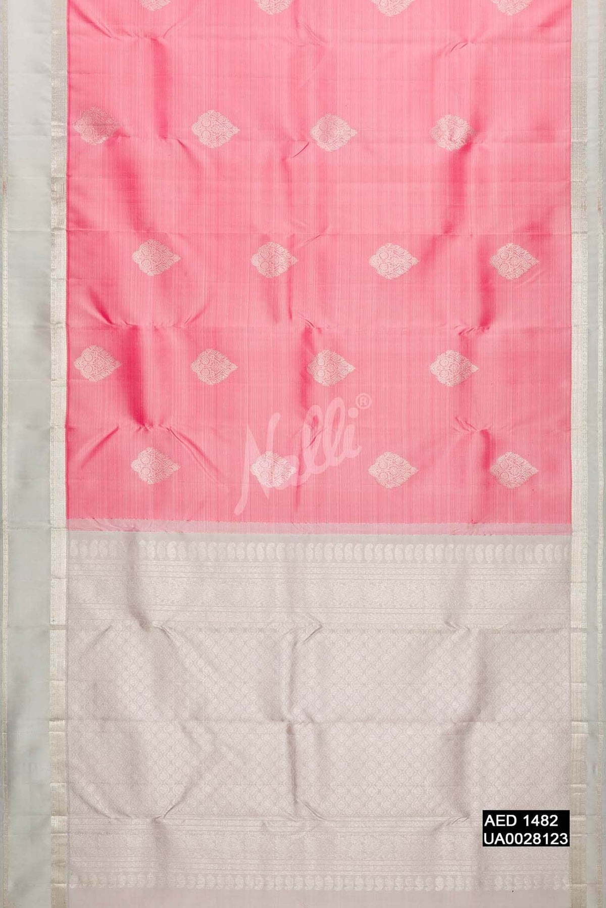 Pink Kanchipuram Silk Saree