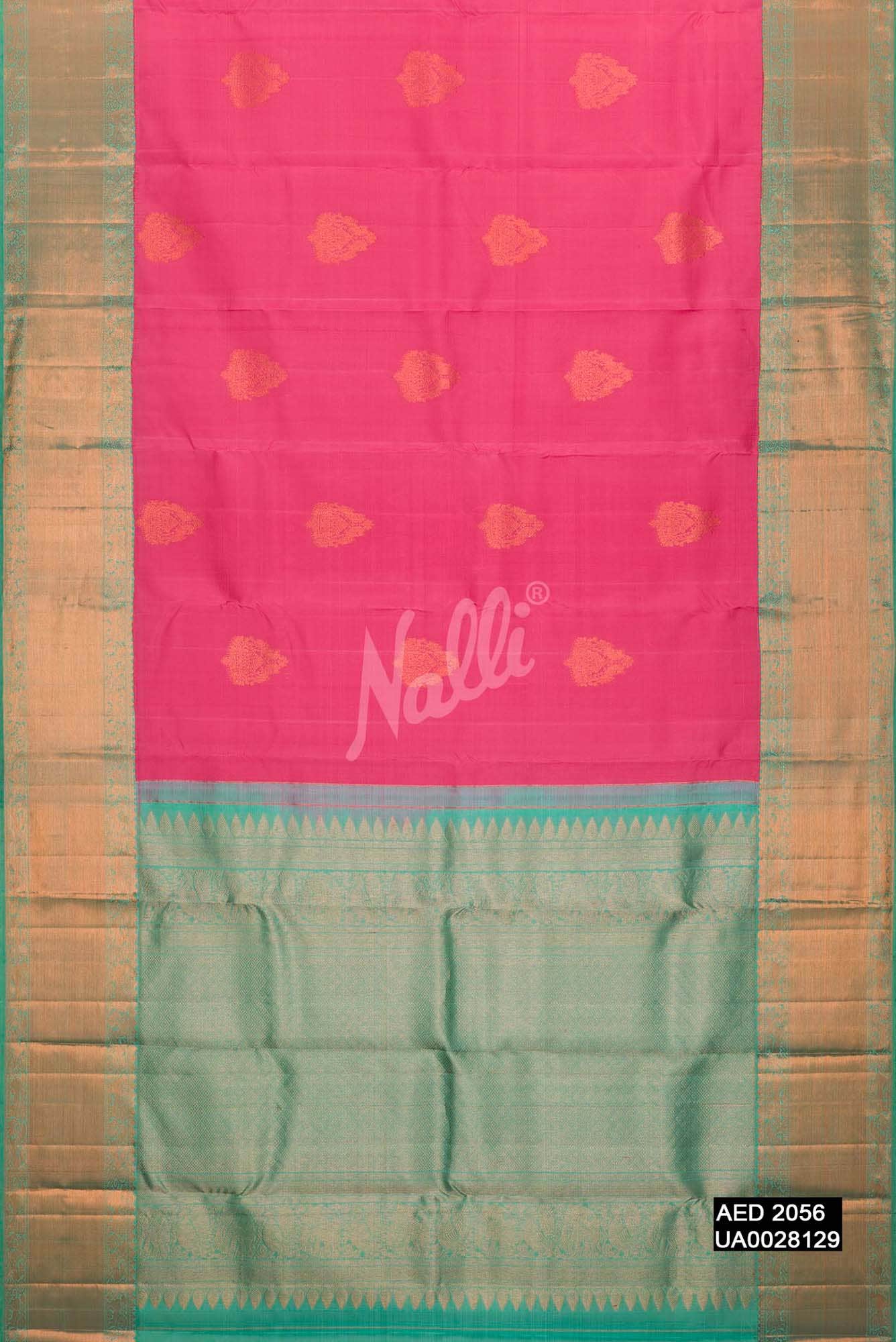 Pink Kanchipuram Silk Saree