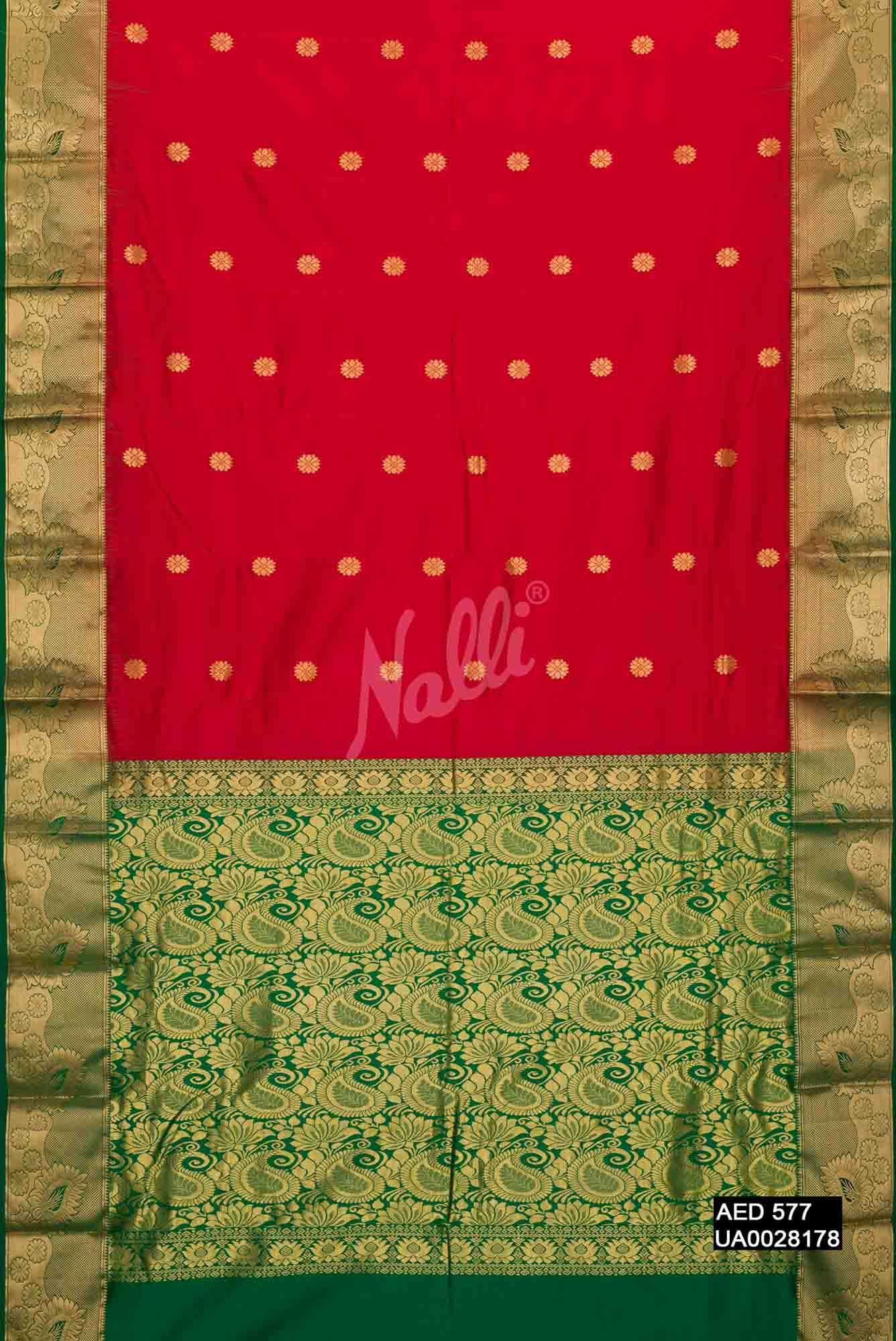 Red Kanchipuram Silk Saree