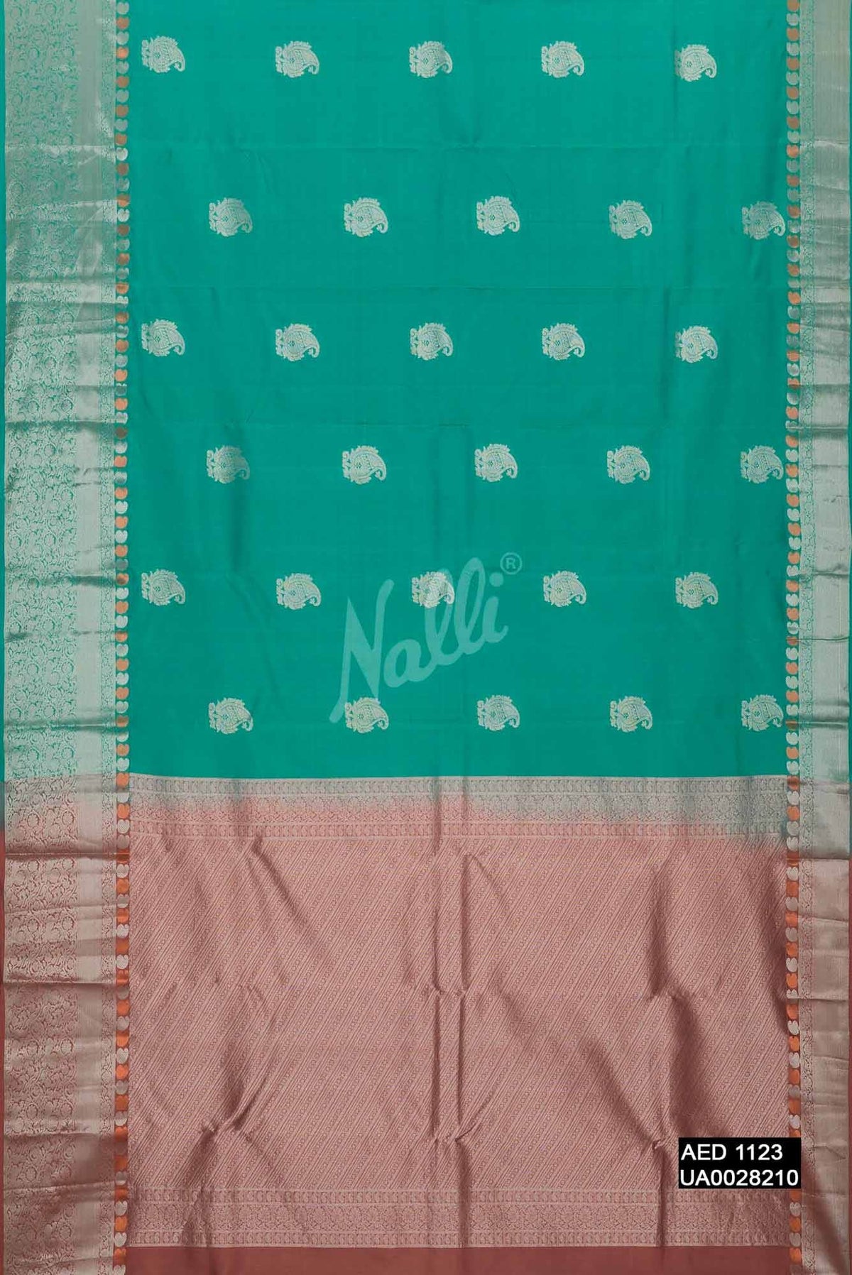 Blue Kanchipuram Silk Saree