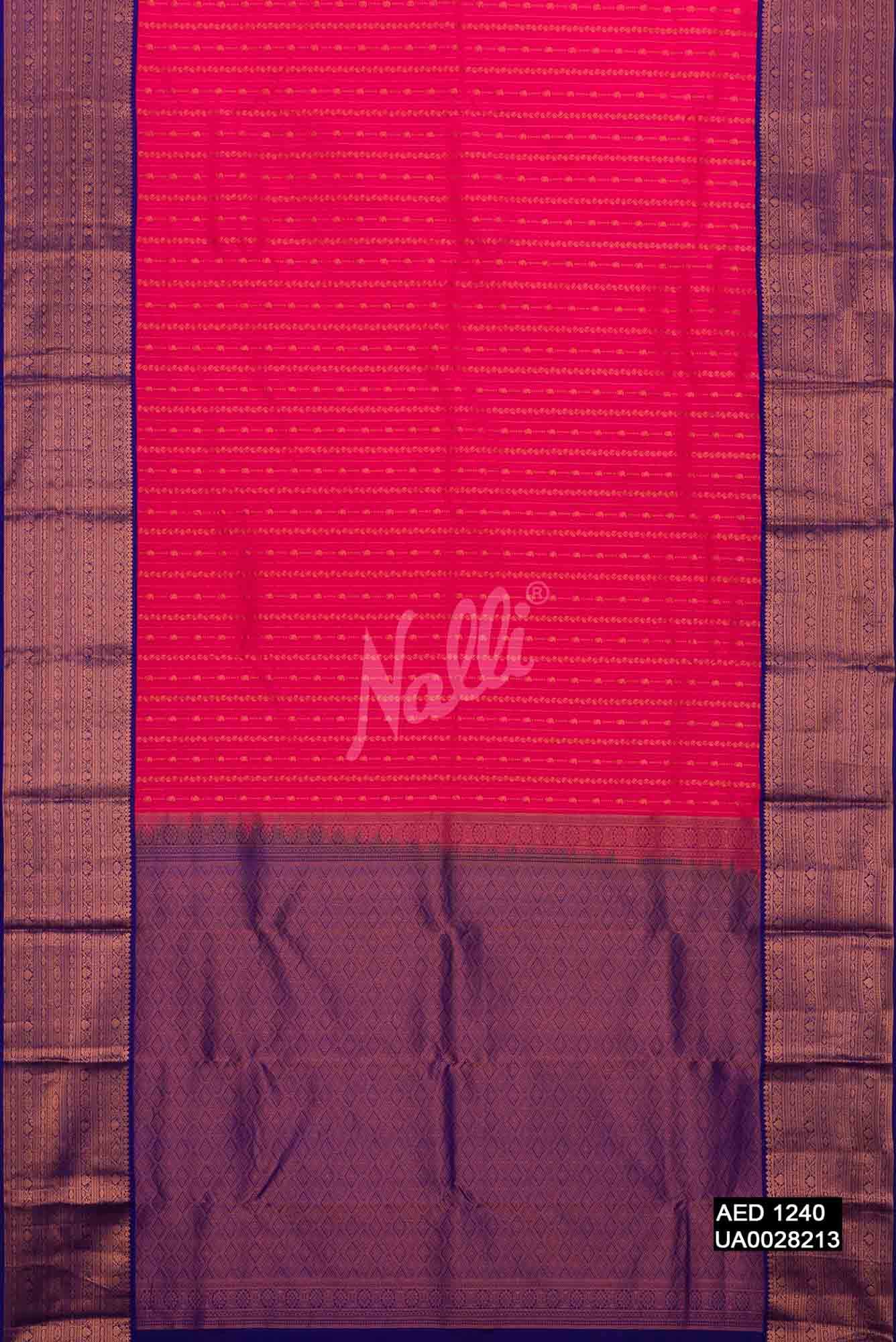 Pink Kanchipuram Silk Saree