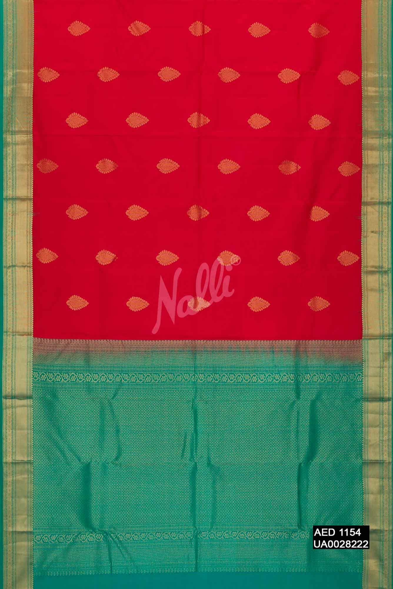 Red Kanchipuram Silk Saree