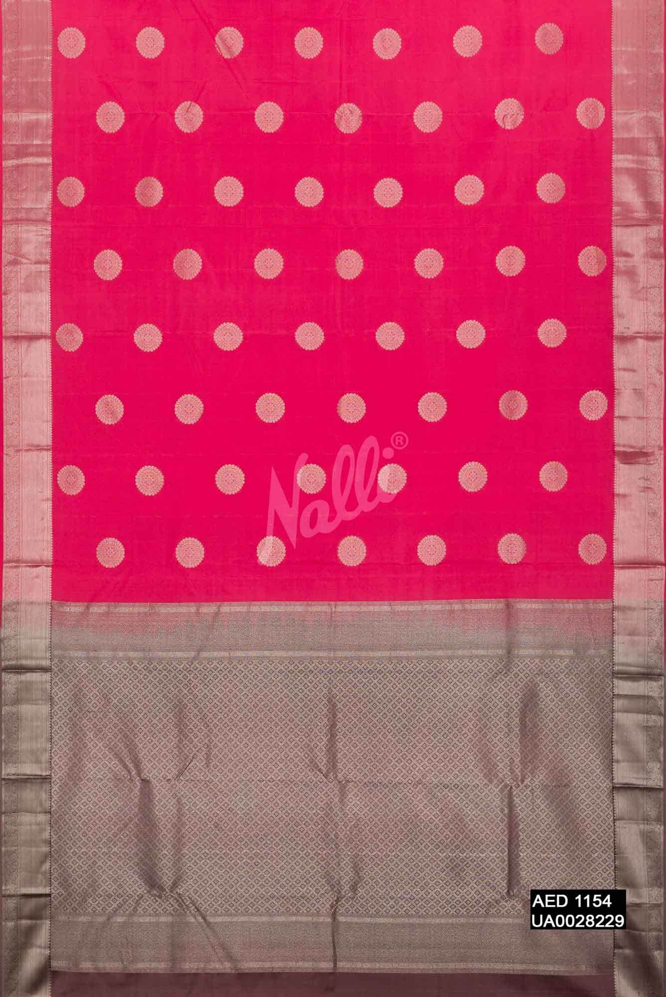 Pink Kanchipuram Silk Saree