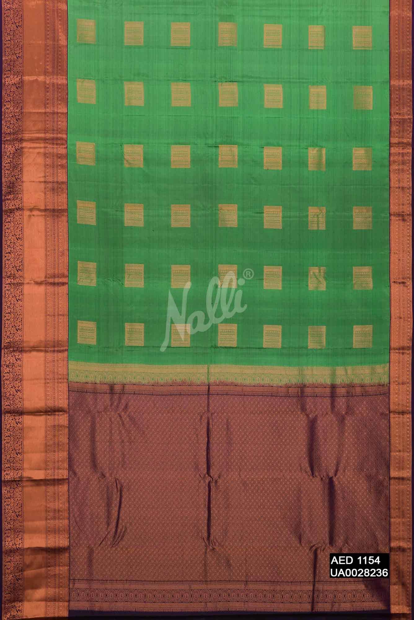 Green Kanchipuram Silk Saree