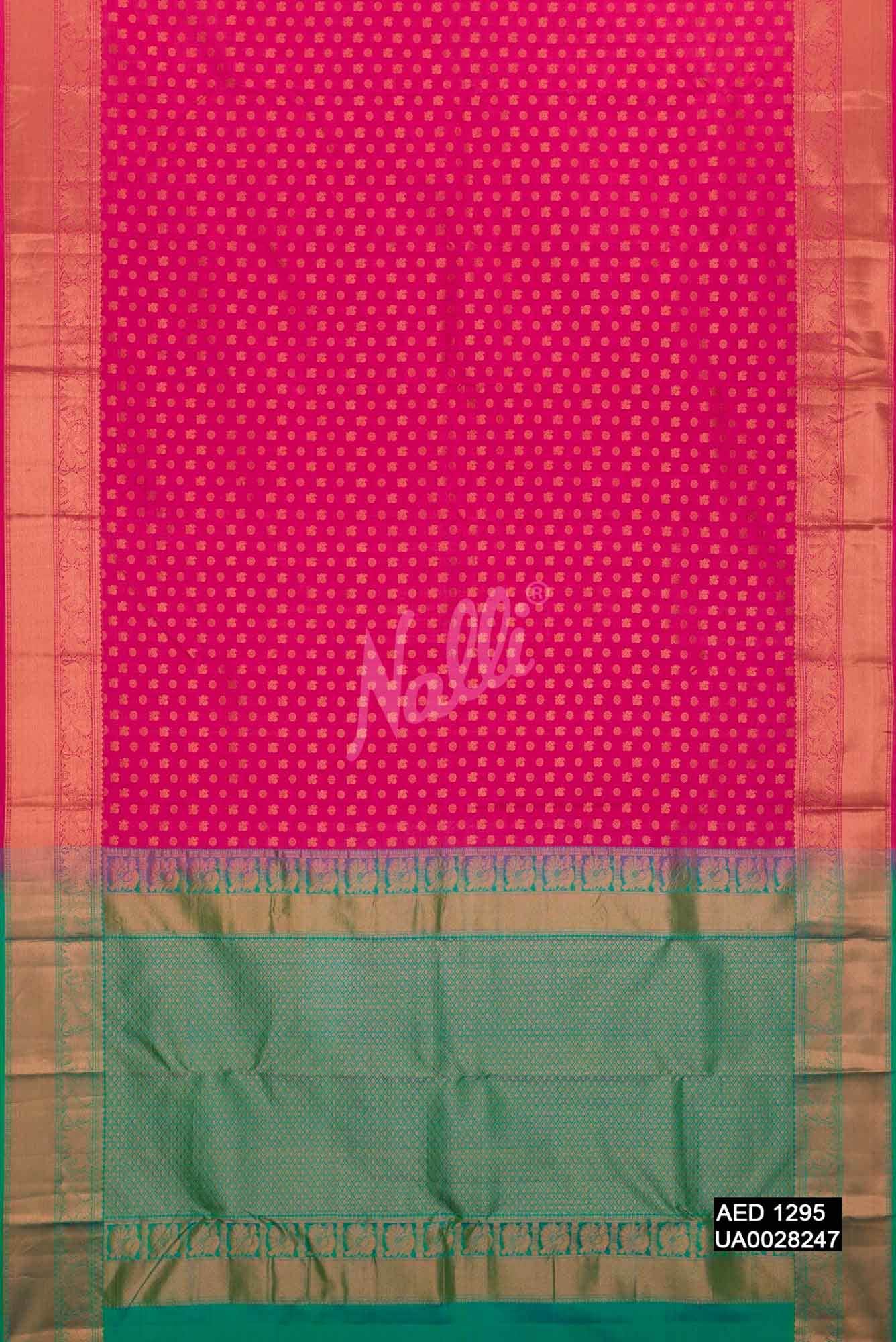 Pink Kanchipuram Silk Saree