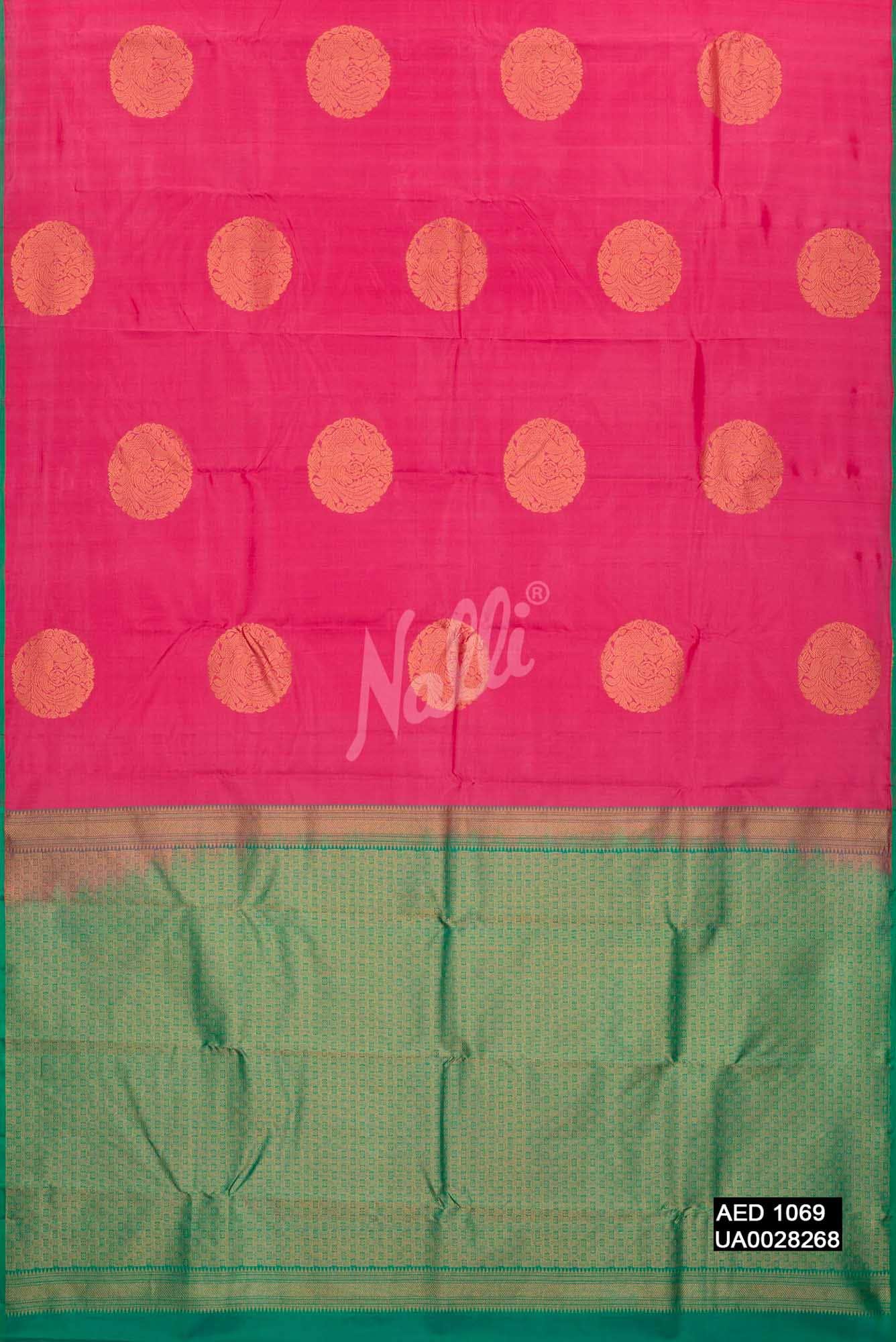 Pink Kanchipuram Silk Saree