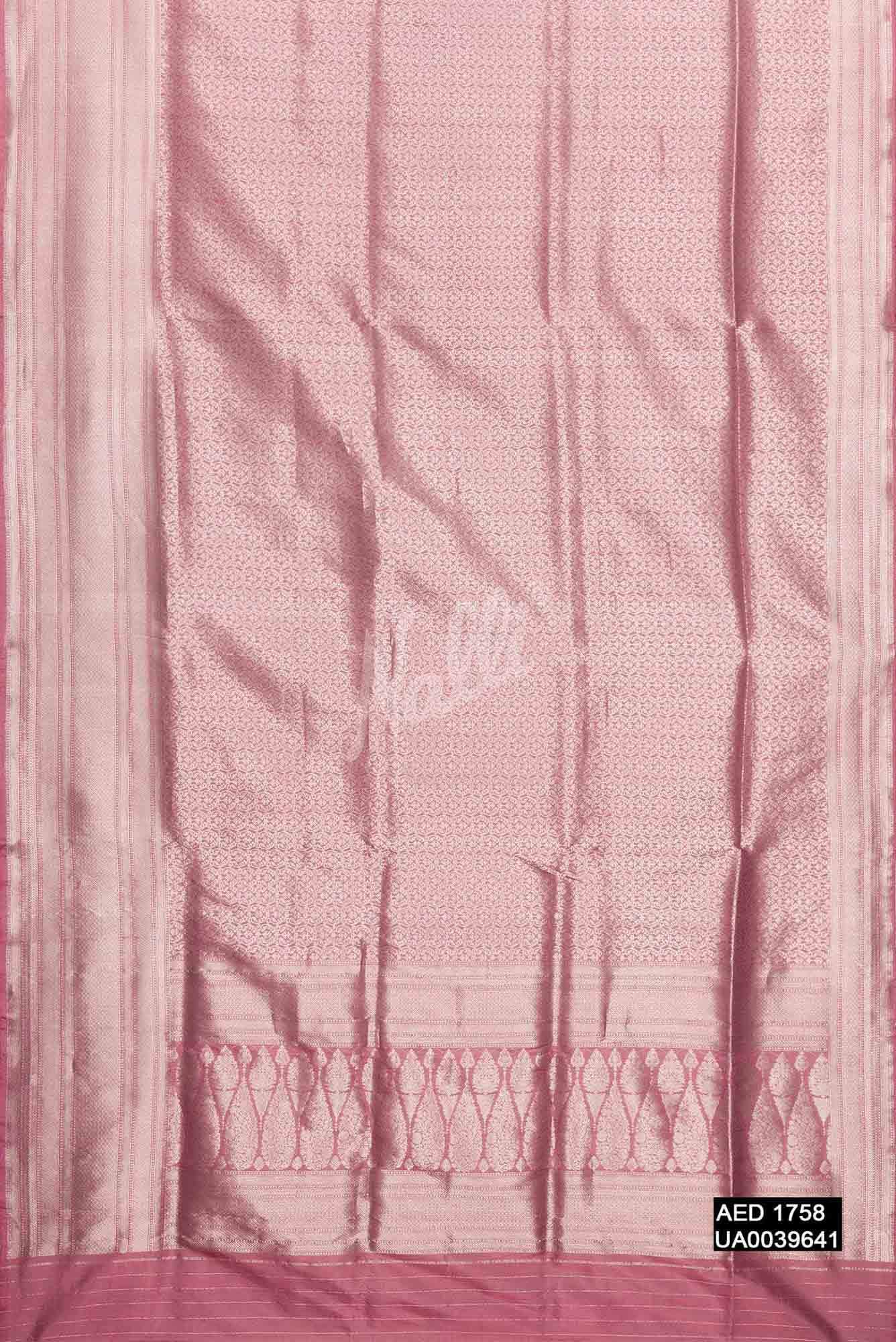 Pink Banarasi Silk Saree