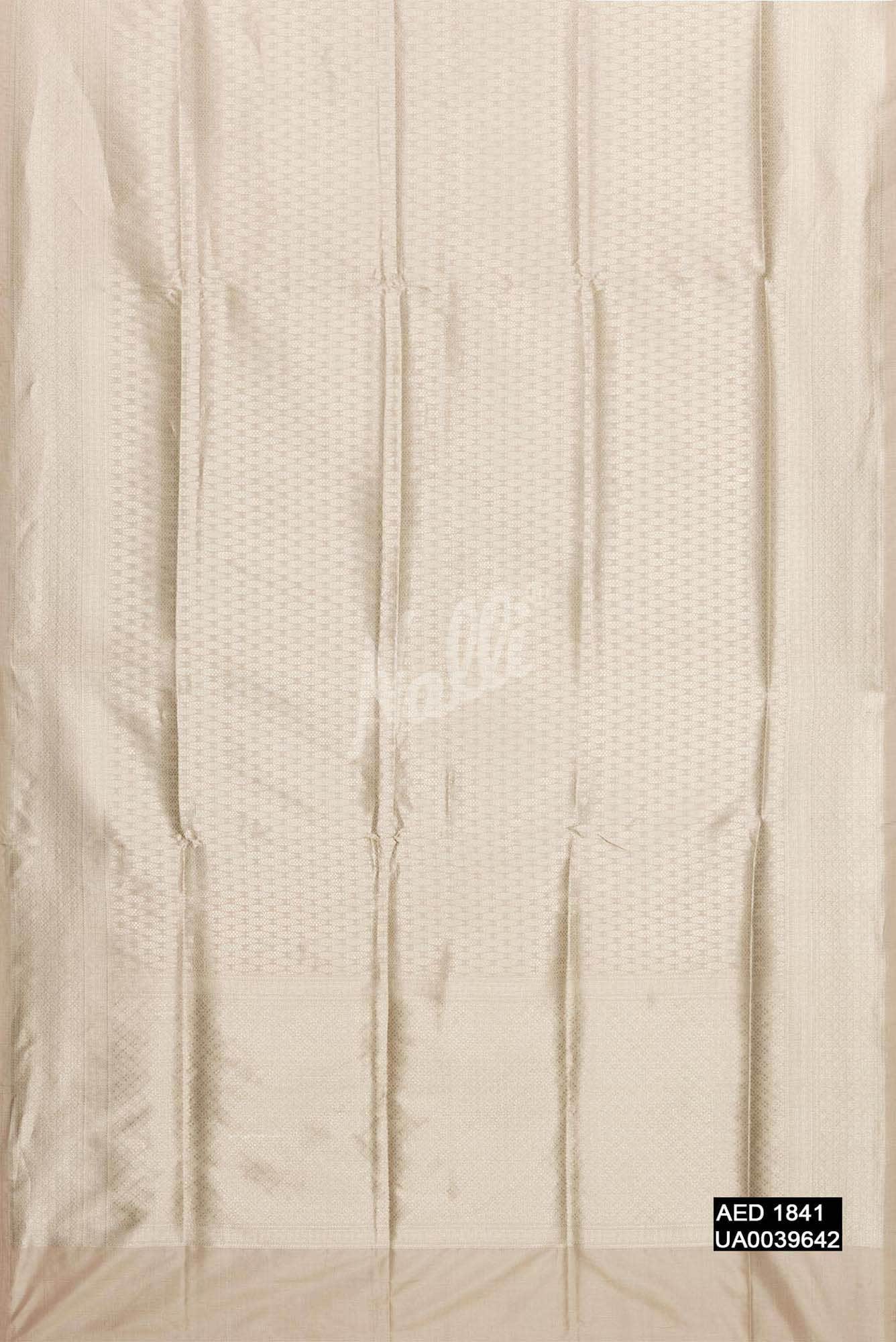 Silver Banarasi Silk Saree