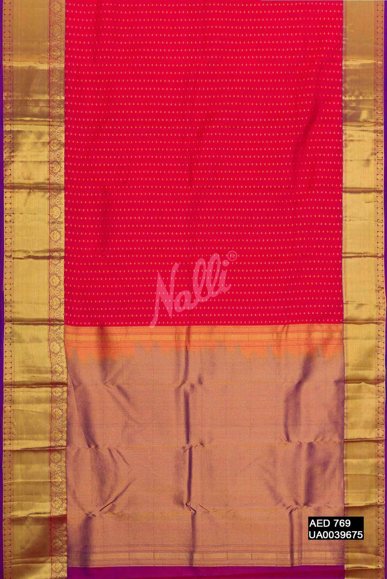 Red Kanchipuram Silk Saree
