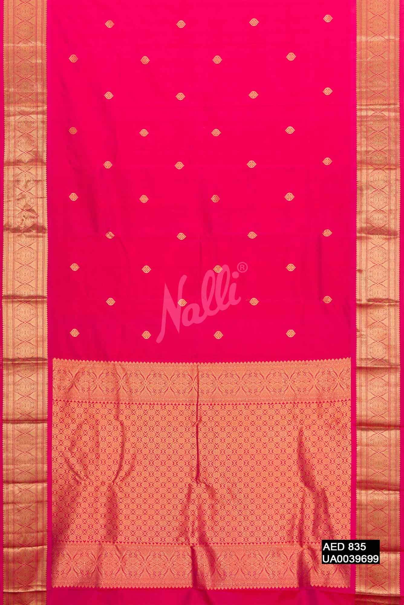 Pink Kanchipuram Silk Saree