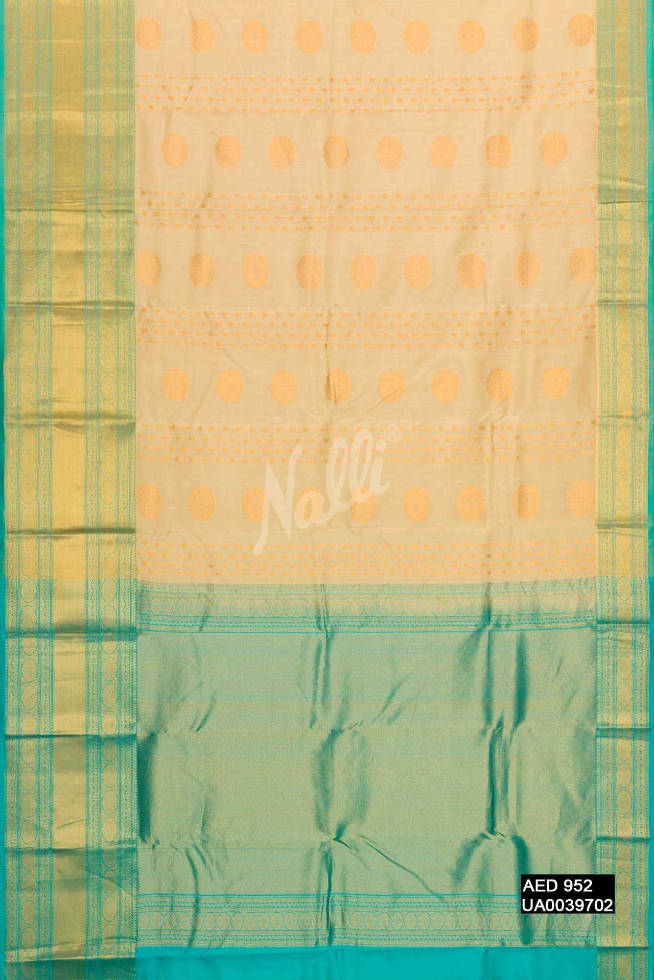 Sandal Kanchipuram Silk Saree
