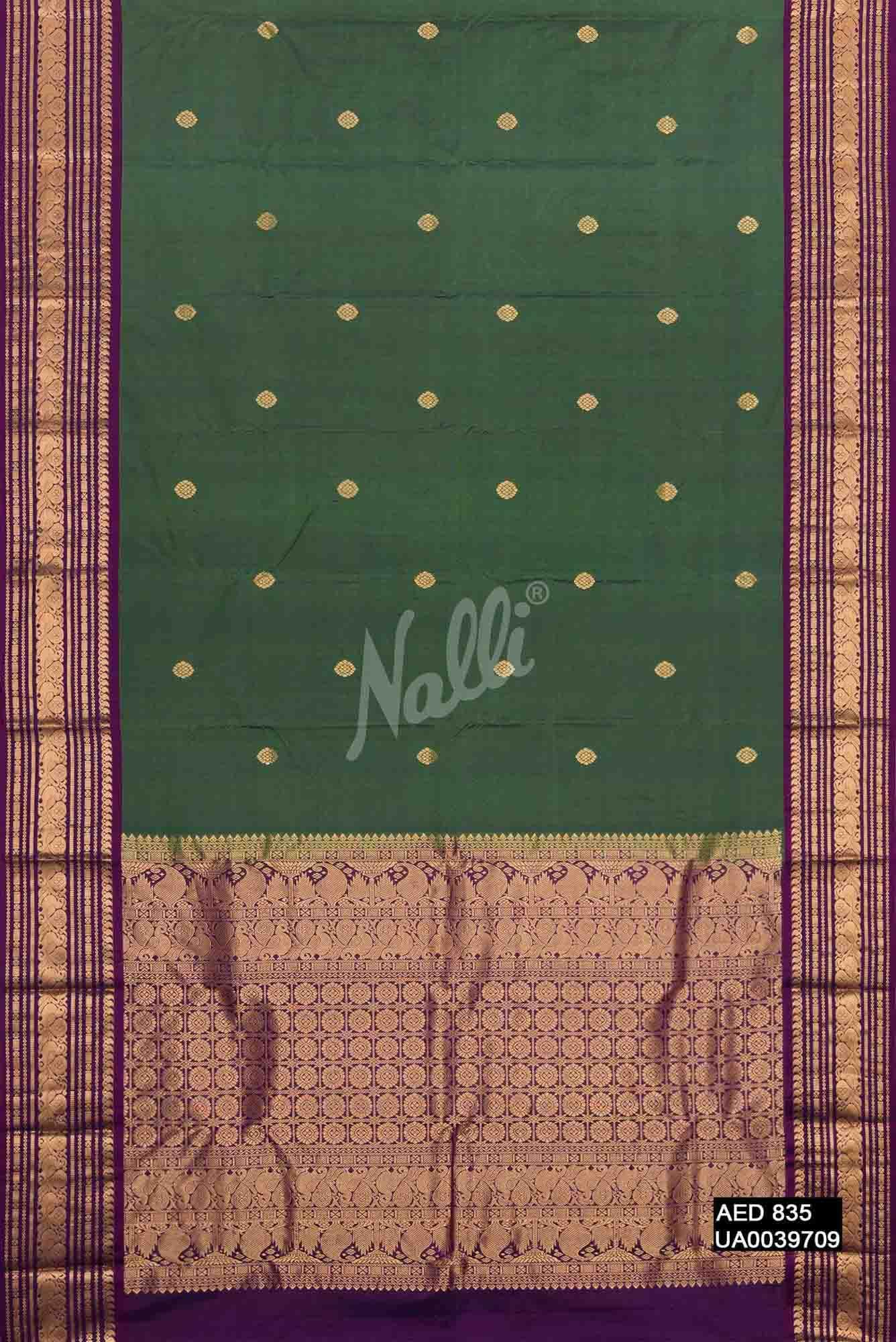 Green Kanchipuram Silk Saree